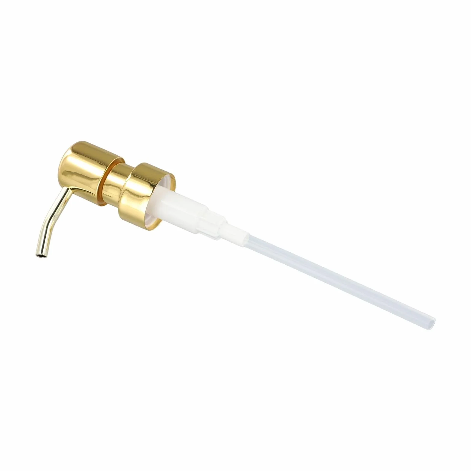 Dispensador de jabón, Cabezal de Bomba loción líquida, jabón Acero Inoxidable(Titanium Gold)