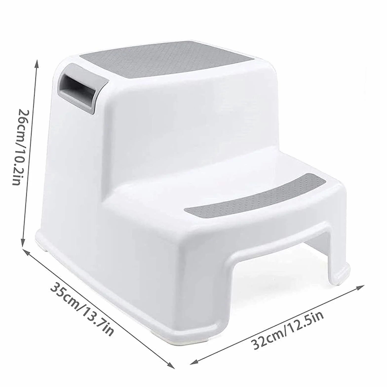 Taburete Escalonado portátil Taburete Escalonado de Doble Altura para niños | Taburete para niños pequeños para enseñar a IR al baño y Usarlo en el baño o la Cocina