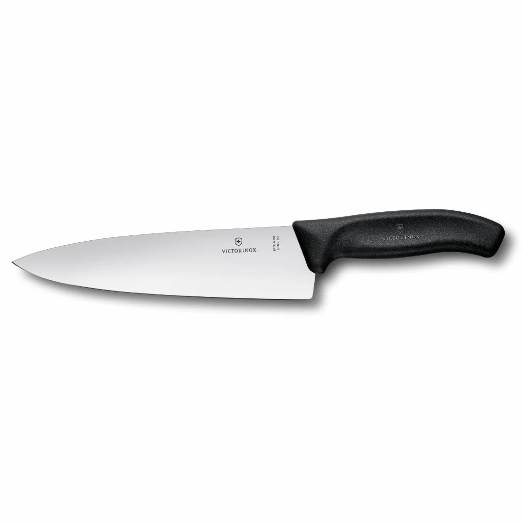 Victorinox 6.8063.20B Swiss Classic - Cuchillo para tallar (20 cm), color negro
