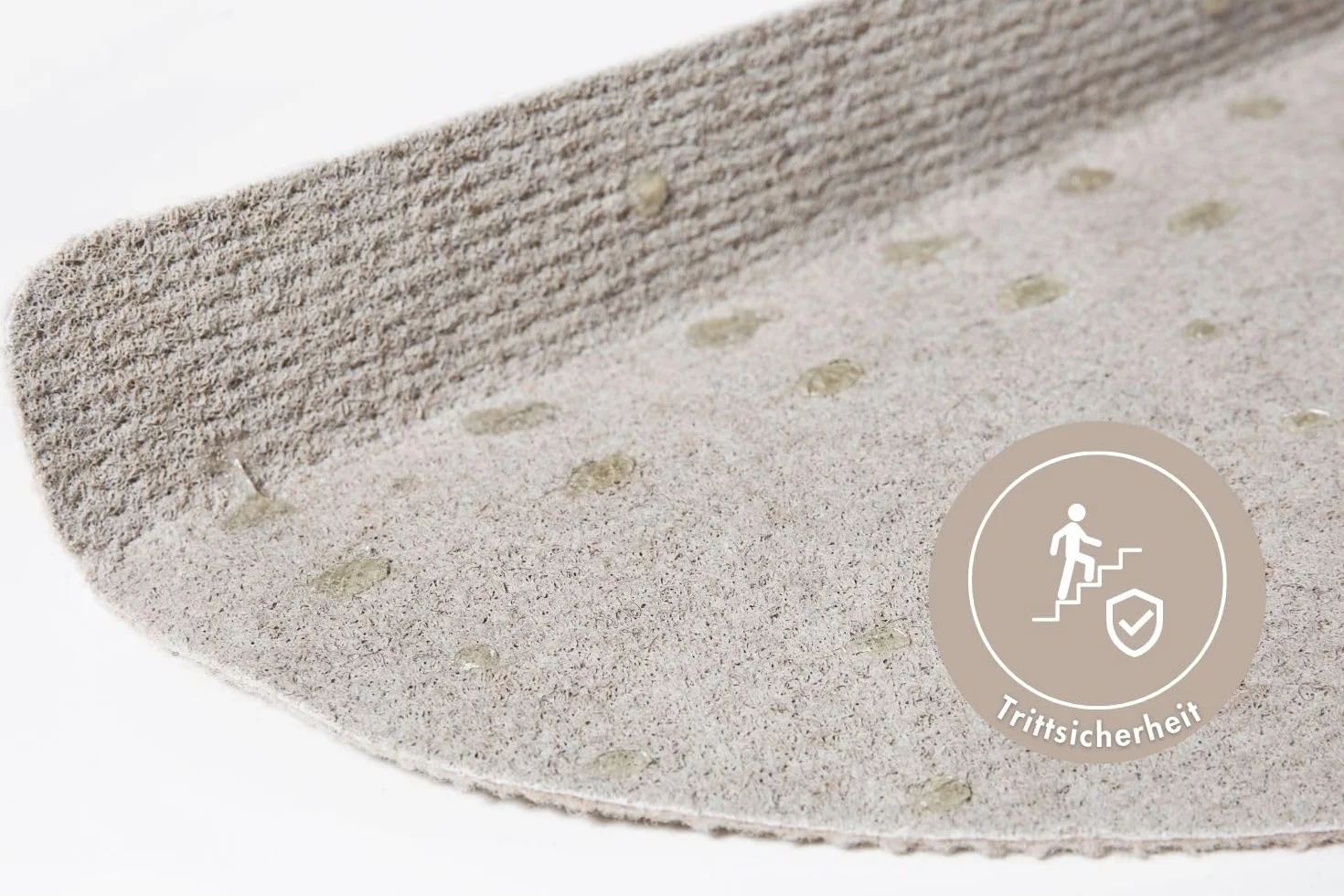 andiamo Alfombra para peldaños (autoadhesiva, fácil de Limpiar, 15 Unidades), Color Beige, 290335