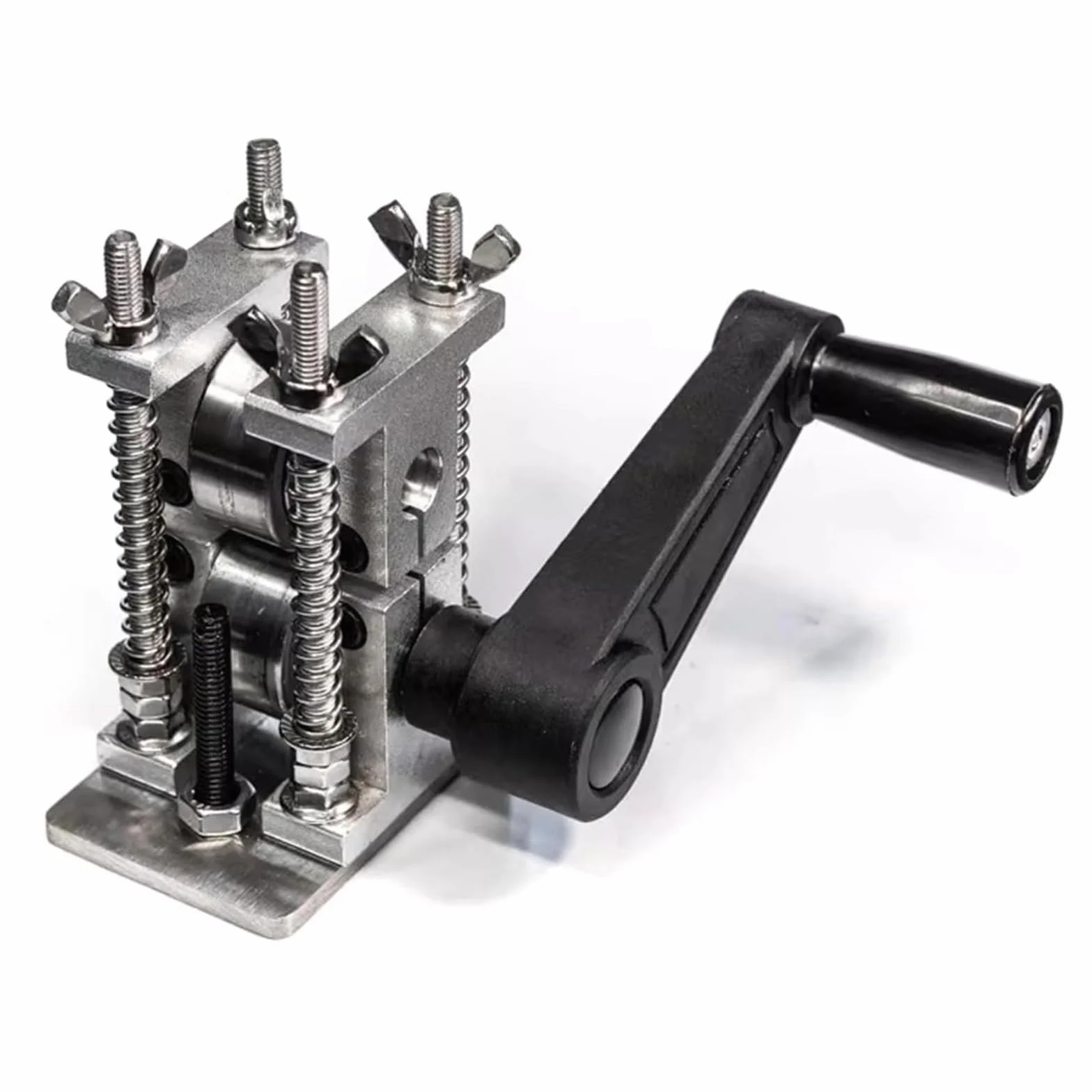 Máquina De Prensado De Alambre De Cobre Y Plata Hecha A Mano para Incrustaciones, Prensa Manual para Joyería, Grosor Ajustable, Herramienta De Bricolaje para Prensar Oro, Plata, Latón Y Cobre.