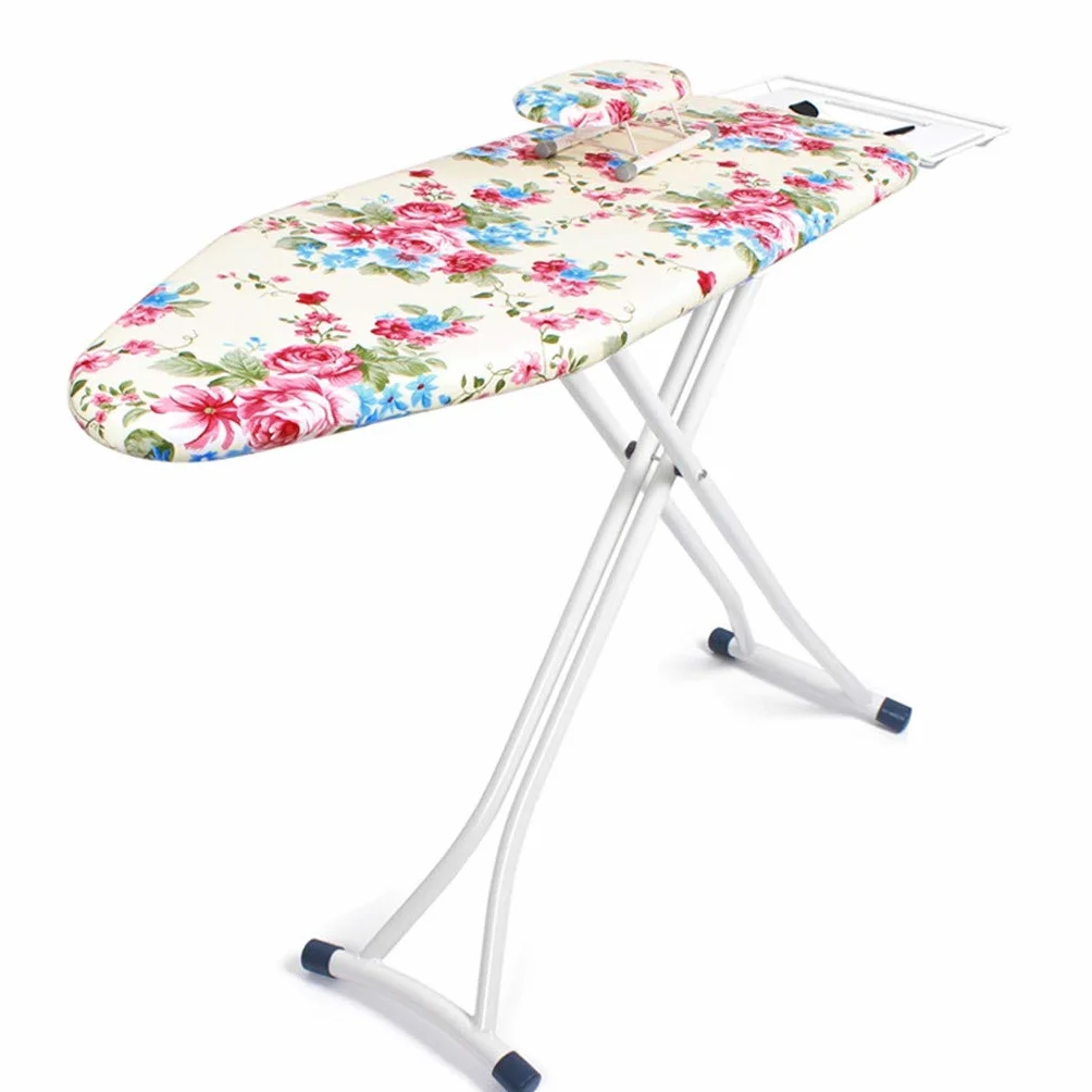 Tabla de Planchar para Hotel, Estante de Planchado Liso Reforzado, Centro de lavandería, Tienda de Ropa, Soporte para Plancha de Vapor para Dormitorio
