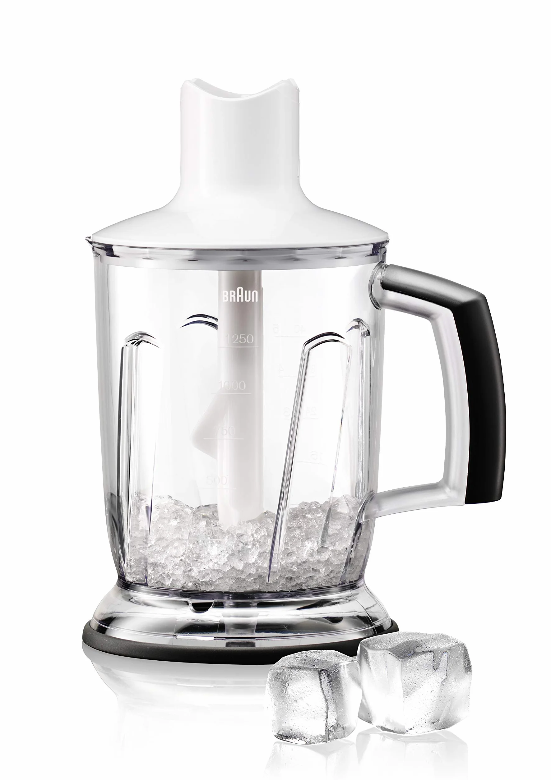 Braun Minipimer MQ40 - Accesorio picadora, 1.25 l, color blanco