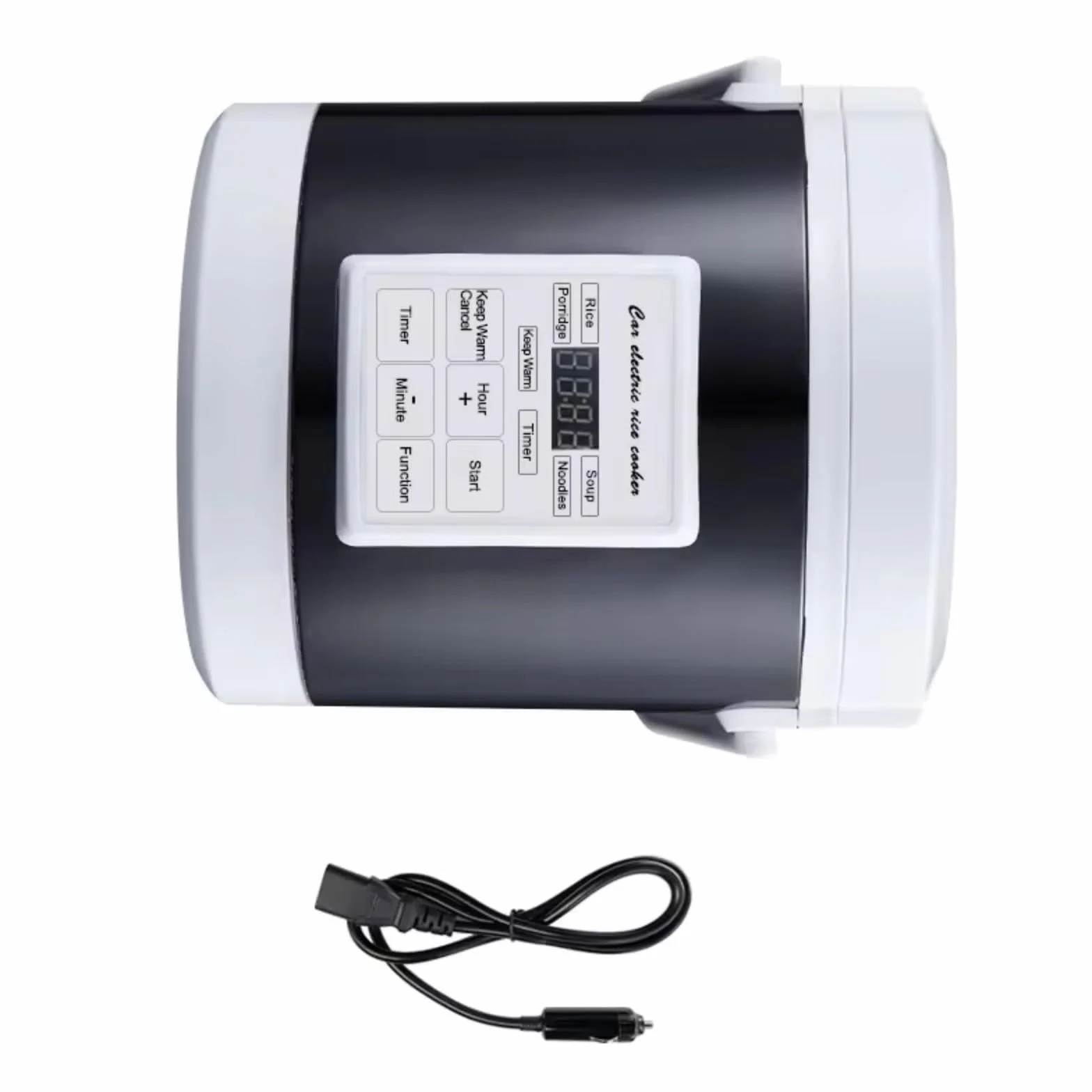 Olla Arrocera Eléctrica De Uso Multifuncional 12V/24V Y Electrodoméstico Cocina Adecuada para Coches Y Cocinas Uso Cocina Eléctrica Portátil
