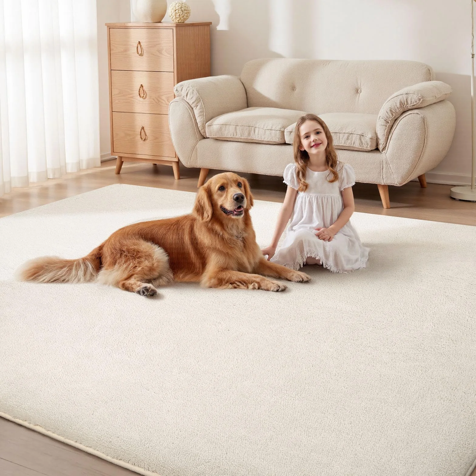 Sour Lemon Alfombra Moderna y mullida de Pelo Corto para salón, 160 x 230 cm, Alfombra Gris para Dormitorio, Parte Inferior Antideslizante, alfombras Extra Grandes para Sala de habitación Infantil