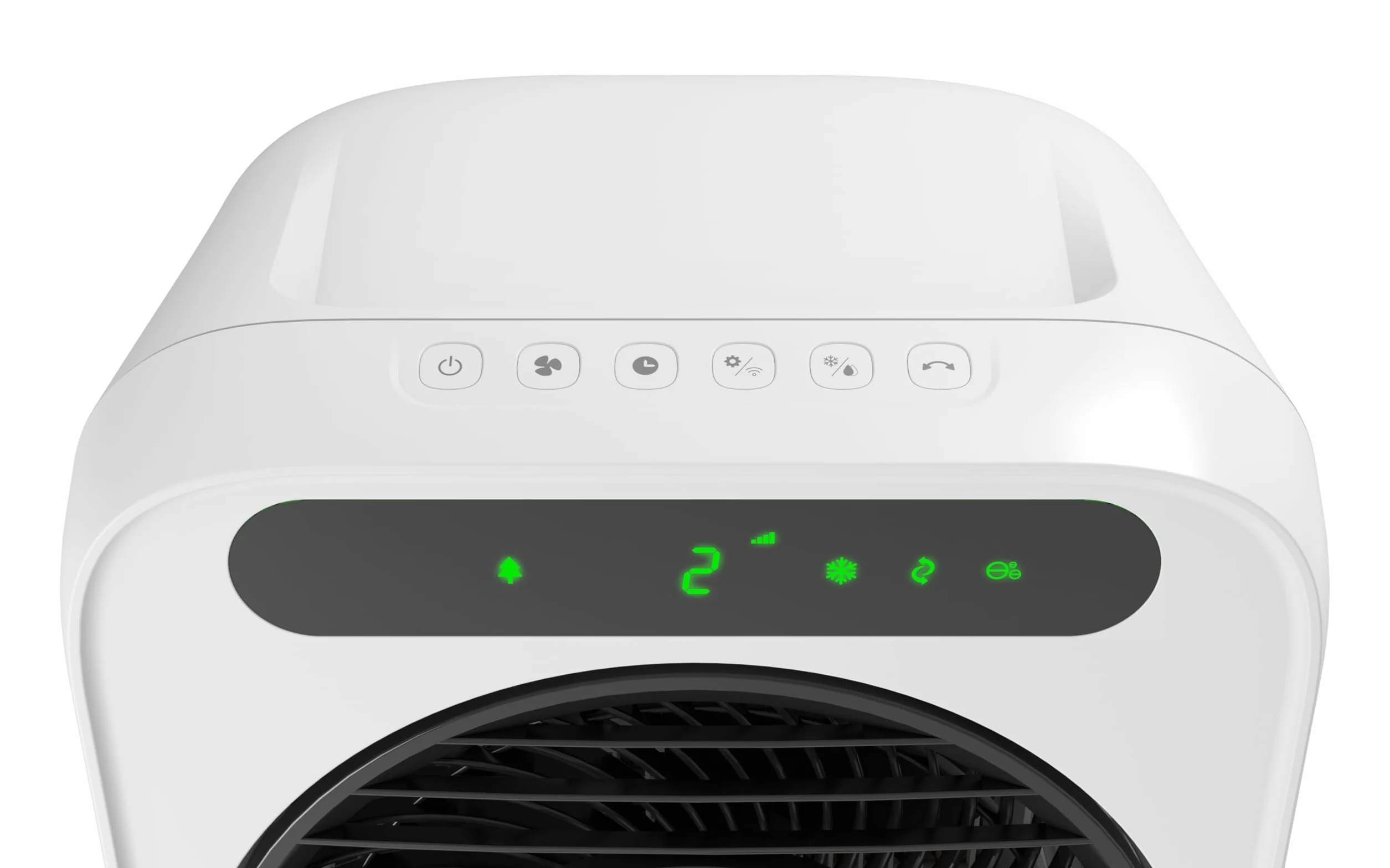 Olimpia Splendid, Peler 25 Wifi Enfriador Evaporativo, 25 Litros, Purificador de Aire con Panel Evaporativo, Refrigeración Potente, Ventilación, Pantalla Táctil