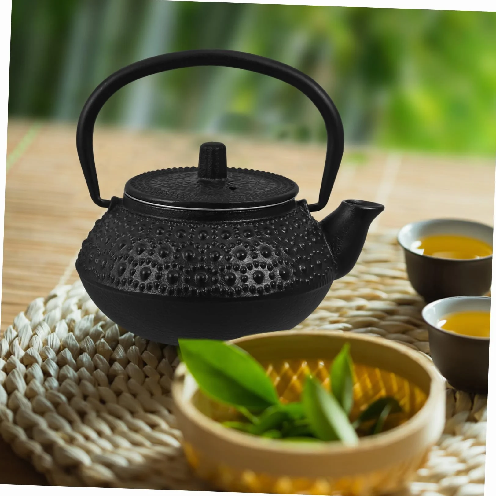 Cabilock Tetera De Hierro Con Infusor De Té Para Estufa Capacidad Para Preparar Té Suelto o Café Casa o Cocina