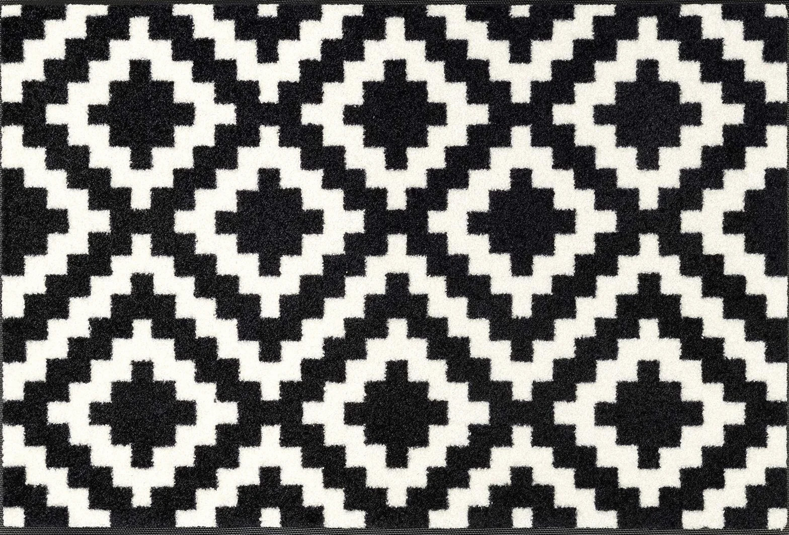 Wash+Dry Alfombra Kalmar 75x120cm, Adecuada para Interiores y Exteriores, Lavable