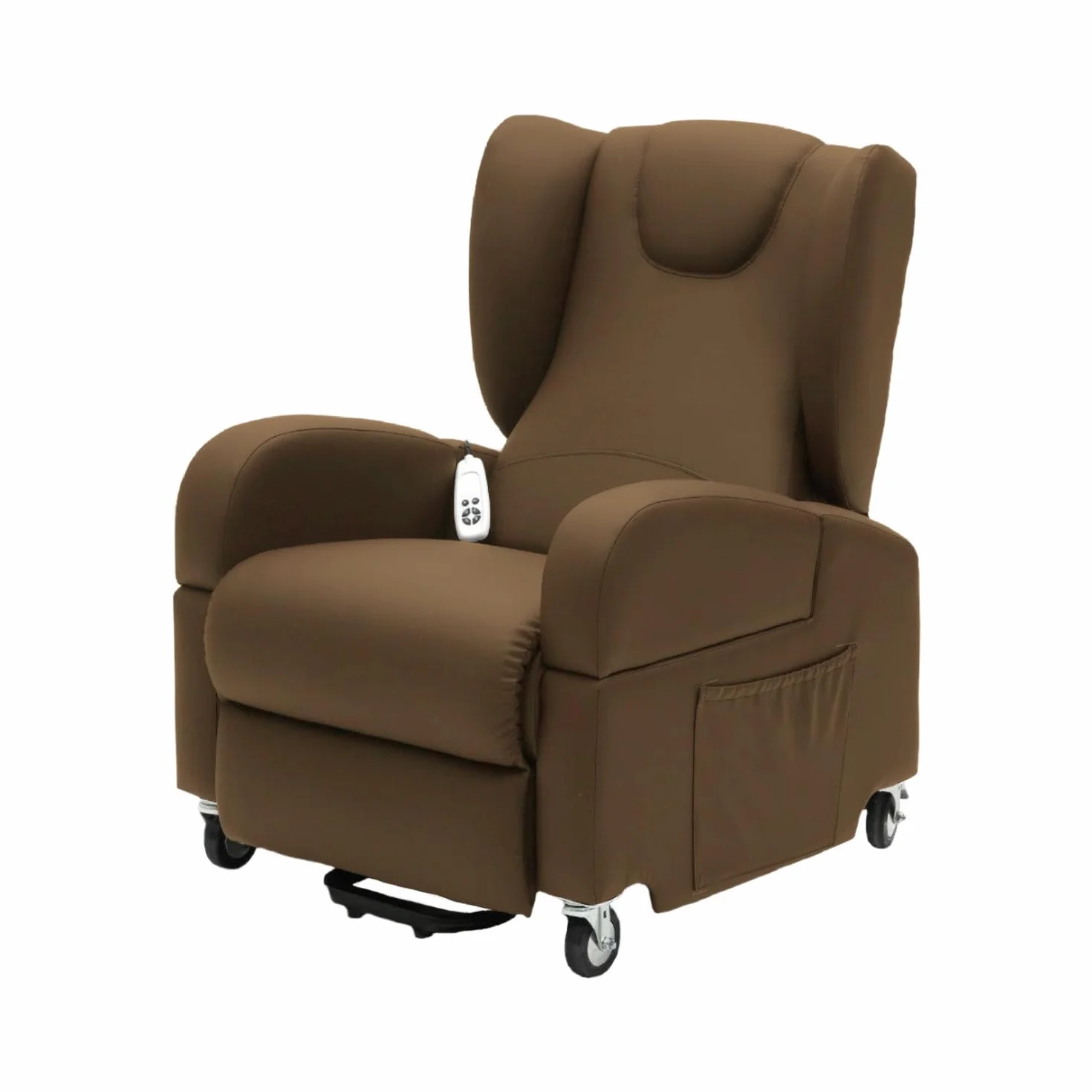 Sillón Relax 2 Motores Apoyabrazos Extraíbles Asa Trasera 4 Ruedas Revestimiento Microfibra Dispositivo Médico Clase 1 Jessica