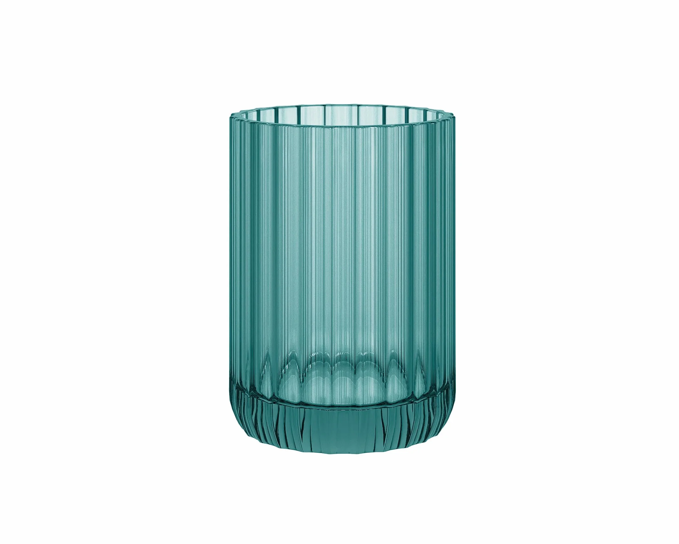 Vaso Portacepillos Encimera Baño Cristal Bluish Green Cosmic Lido