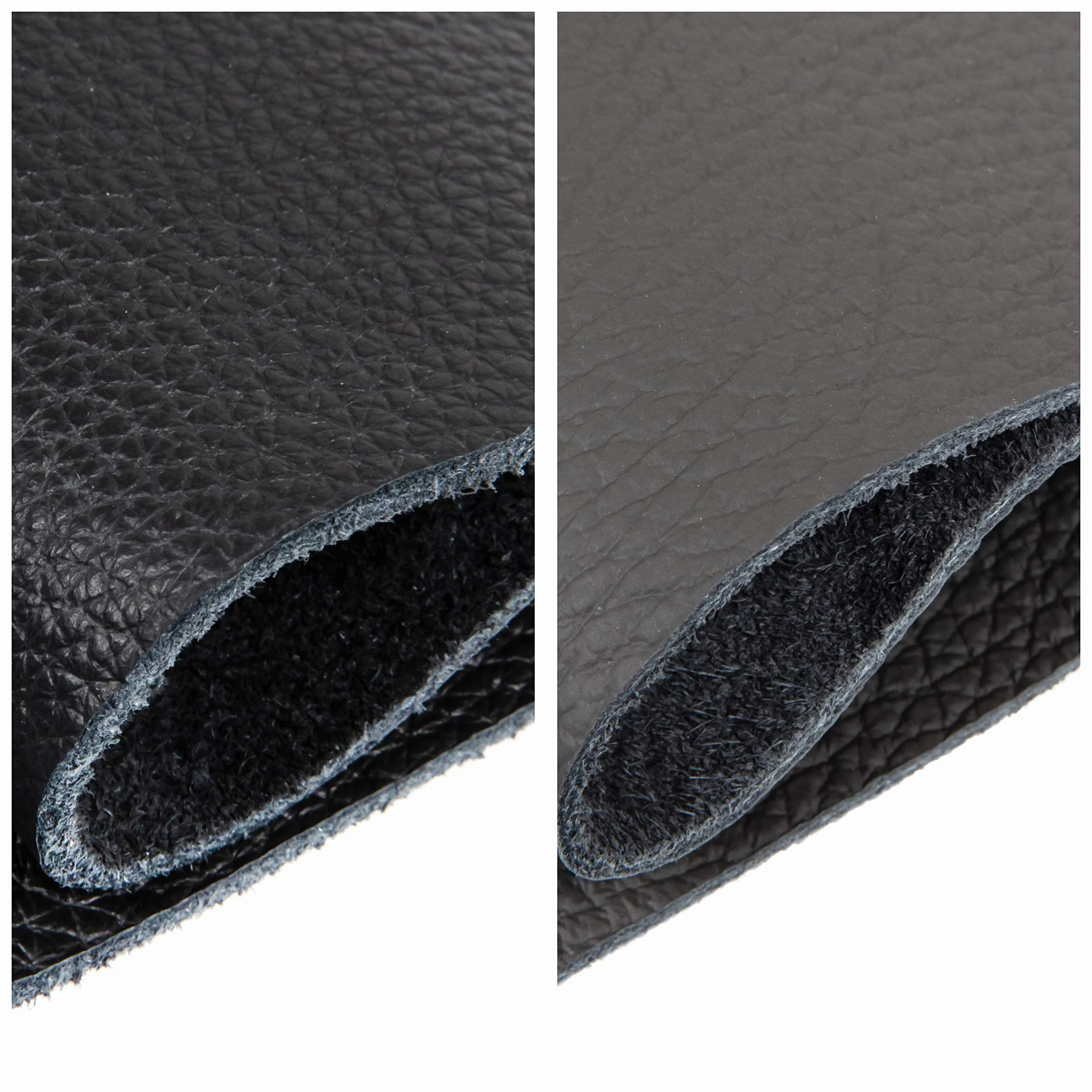 Recortes de cuero - restos de cuero negro, restos de cuero, tamaños grandes, ideal para bolsos, zapatos, reparaciones, decoraciones, manualidades, 0,6 kg, tamaño A1