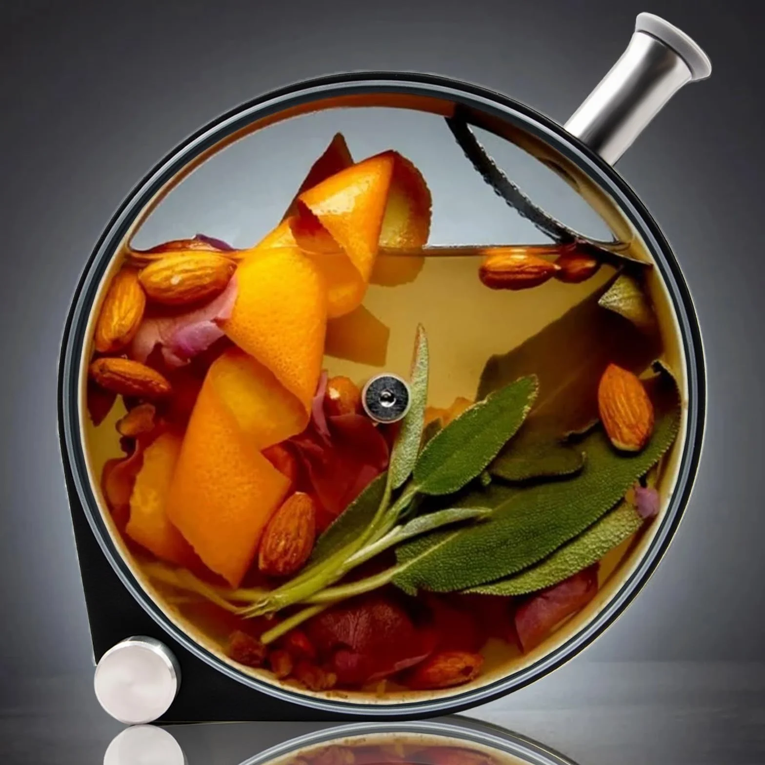 Infusor de ojo de buey, infusor de botellas de cóctel, infusores de botellas para cócteles, tés, café, aderezos, limonada, vinagres, infusores de cóctel, acero inoxidable, filtro fino