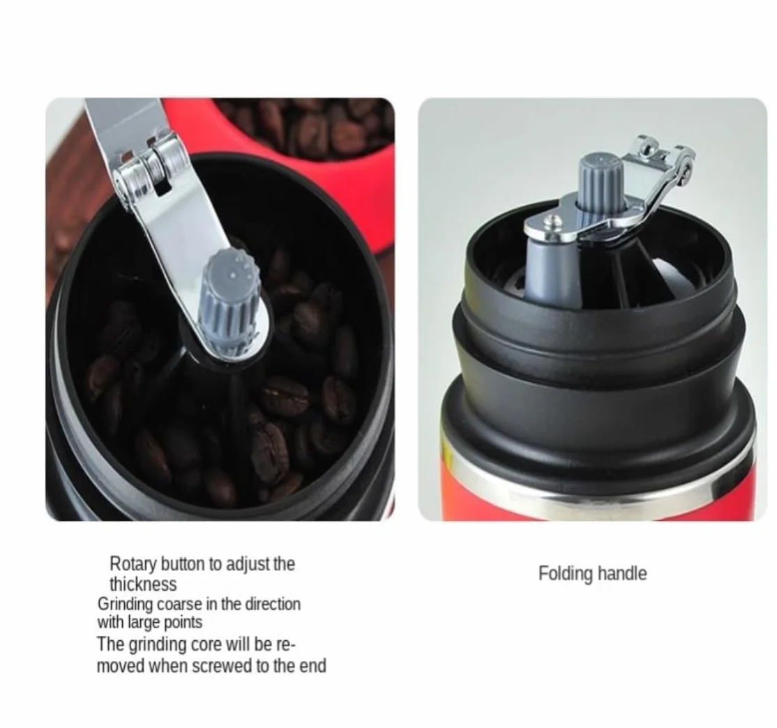 Molinillo Café Oficina Cafetera Manual, Molinillo De Café, Molino Presión, Máquina Expreso Portátil, Molinillos Granos Vintage Moledor de Cafe