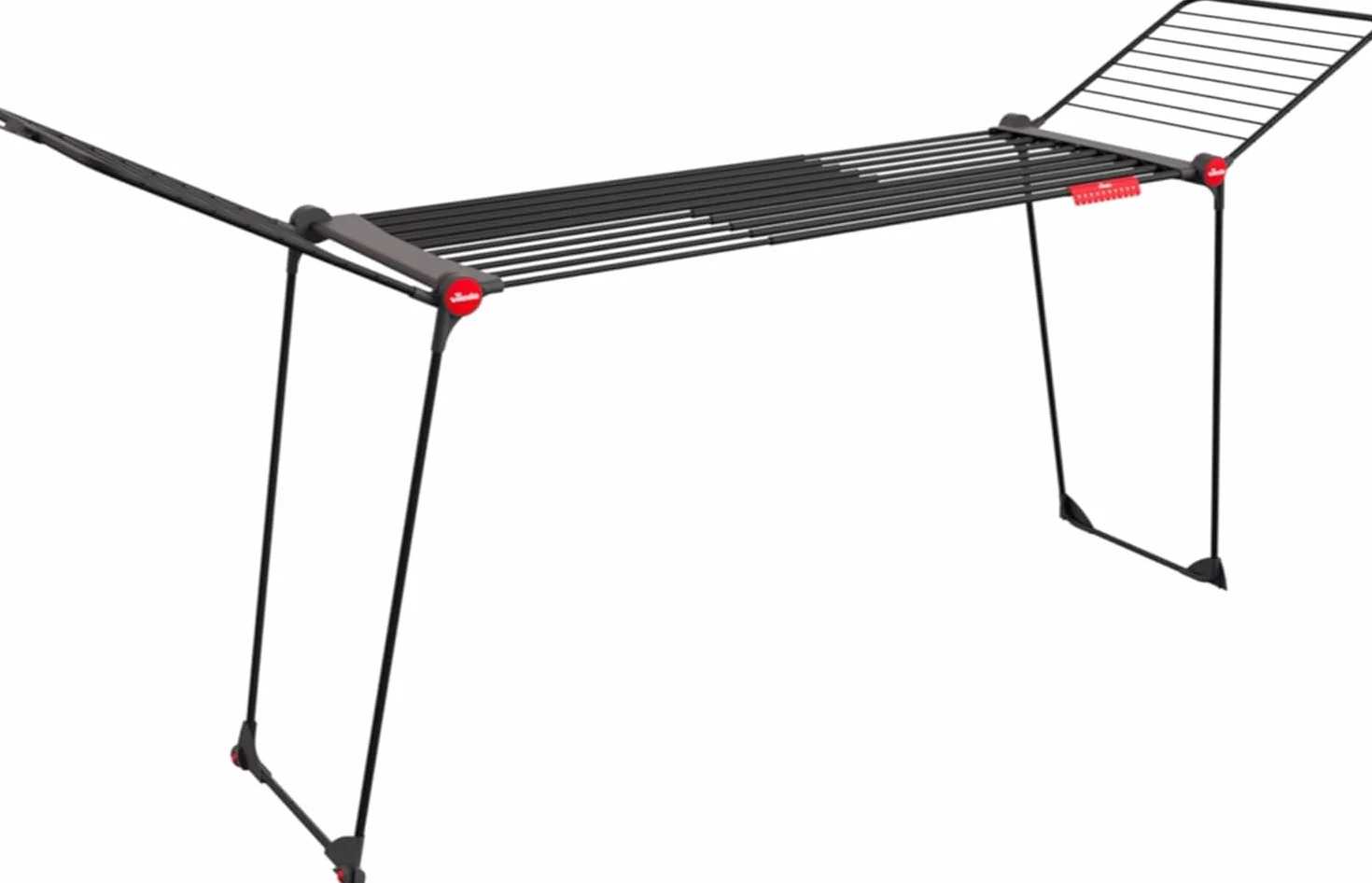 Vileda Tendedero Infinity Flex Ultimate Extensible, Negro Mate, tendido 30 m