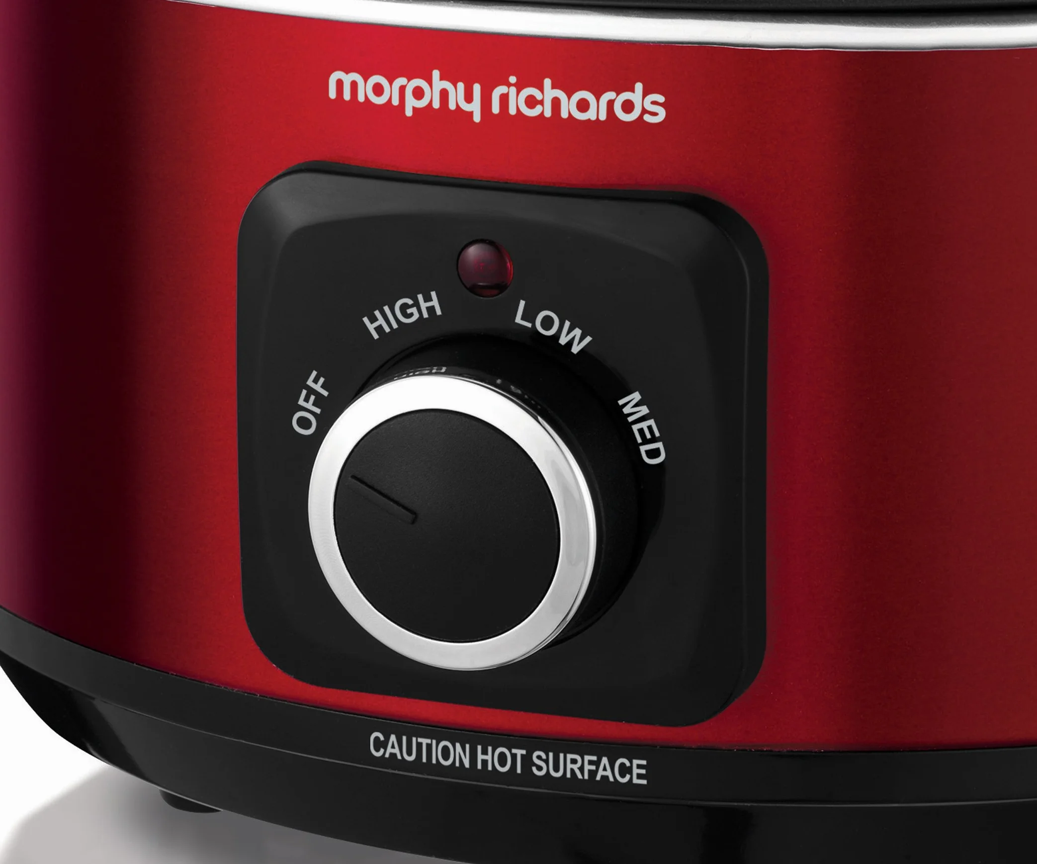 Morphy Richards Sear and Stew 460014 Olla de Cocción Lenta 3,5 L Rojo
