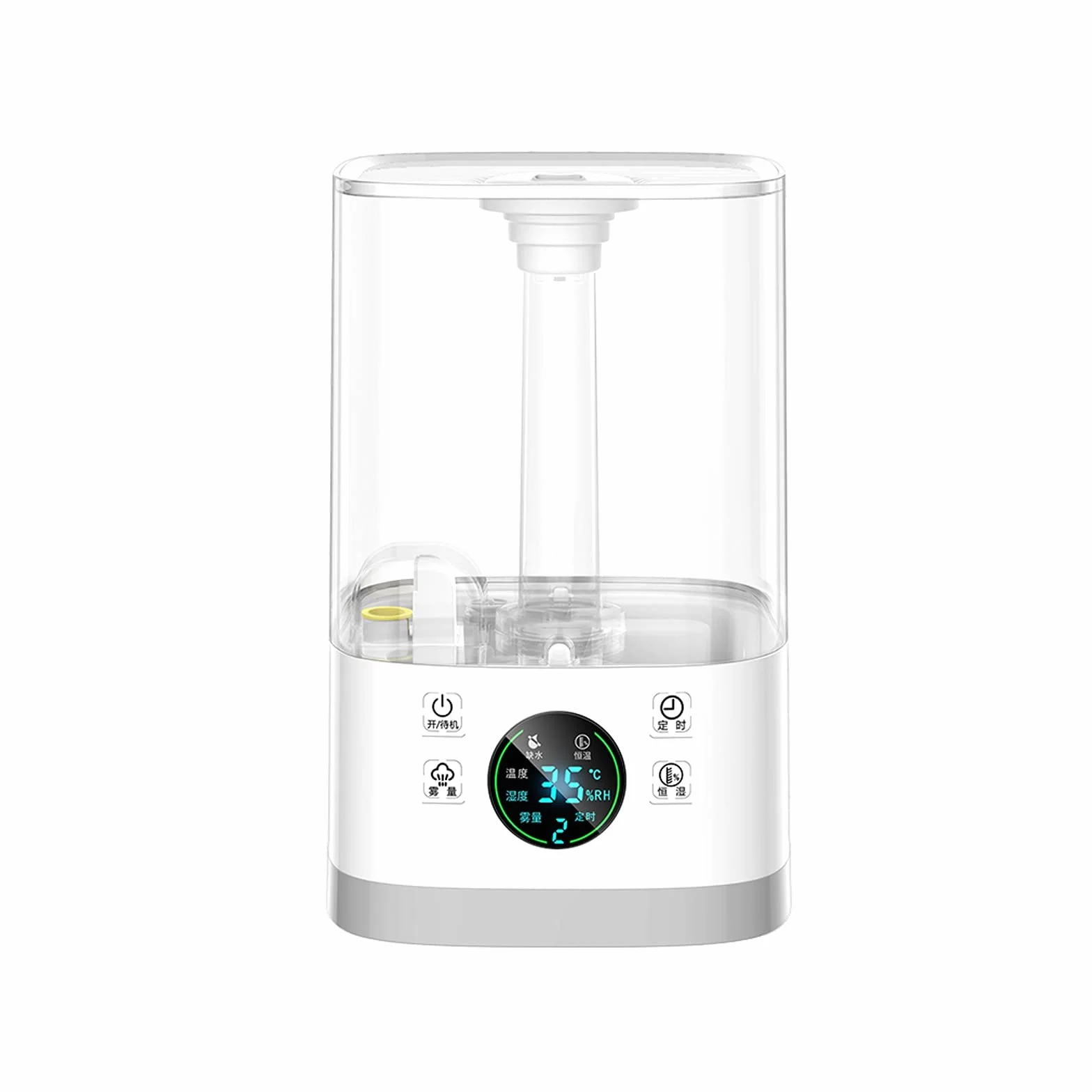 Humidificador Ultrasónico Humidificador, relleno humidificadores de niebla cálida y fresca for el modo de dormitorio, automático y for dormir, apagado automático súper tranquilo. Humidificador de Aire