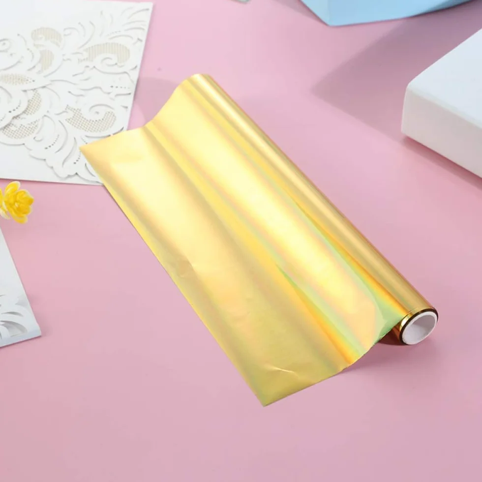Paquete de 5 Láminas Brillantes para Impresora Láser, 19 cm x 5 Metros, Multicolor
