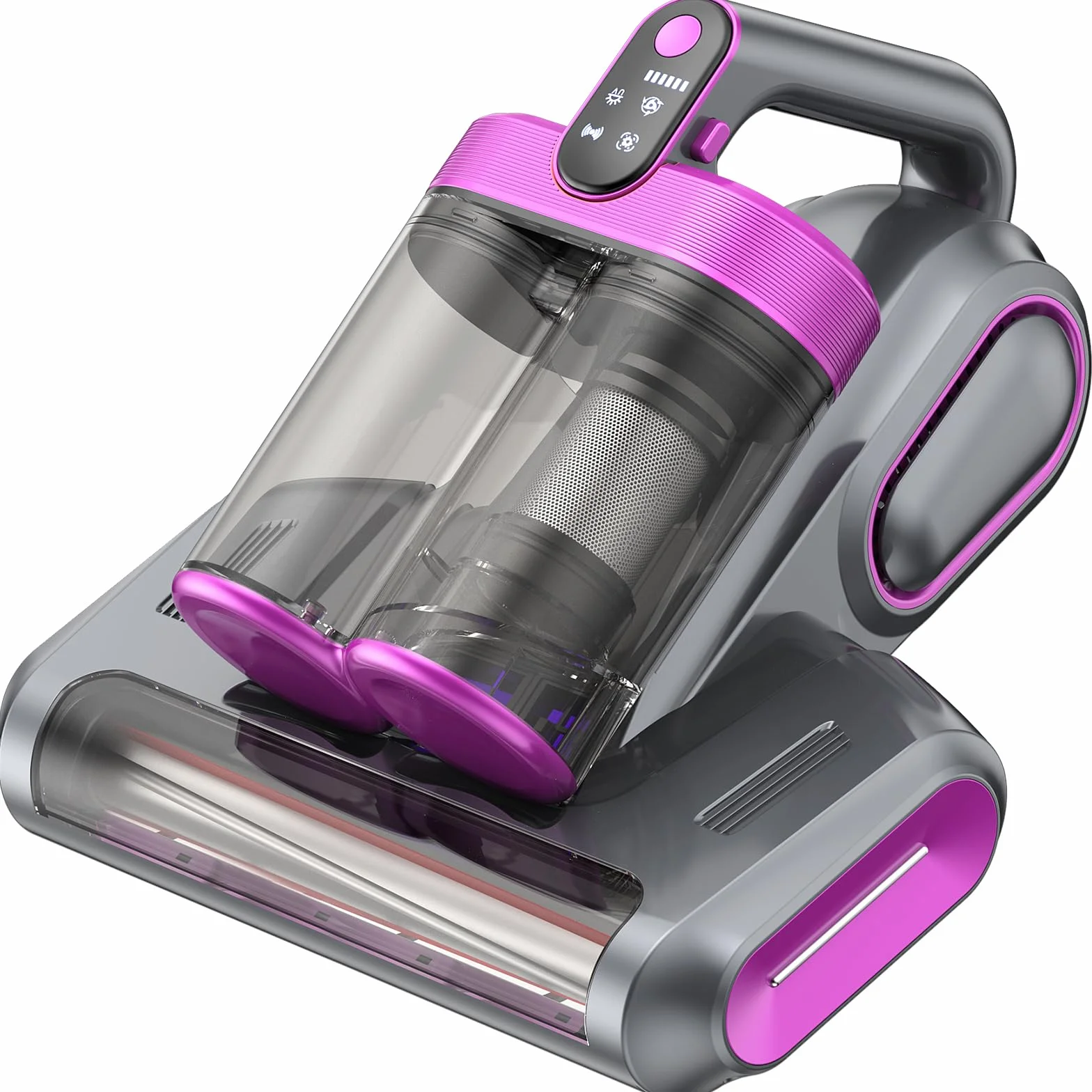Aspiradora Antiacaros Inalámbrica MT1 18kPa con Luz UV, Aspirador de Mano