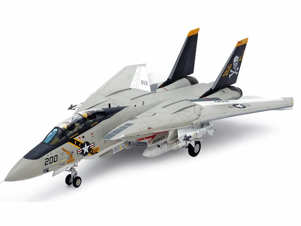 TAMIYA TAM61114 1/48 Grumman F-14A Tomcat Kit de avión de plástico, Azul Marino, a partir de 13 años