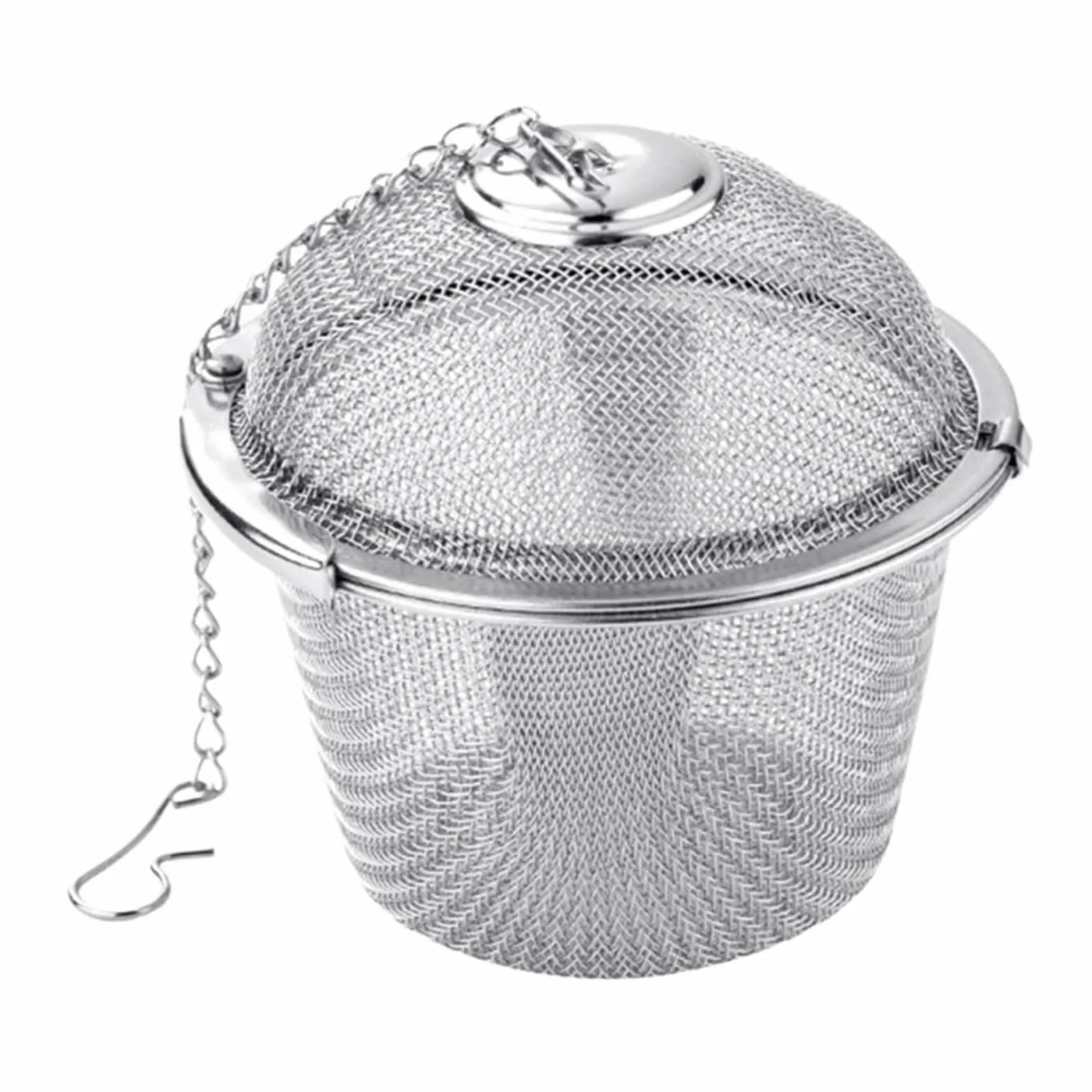 Bola de colador té acero inoxidable, Infusor malla fina for filtro bloqueo hojas sueltas for tetera, taza y olla(2pcs)