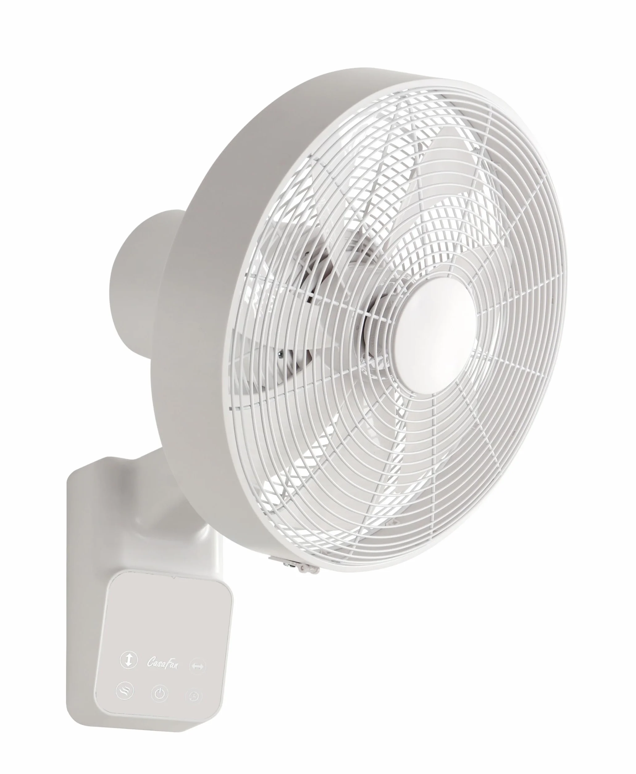 Airos Eco Design Wall - Ventilador de pared con mando a distancia, color blanco