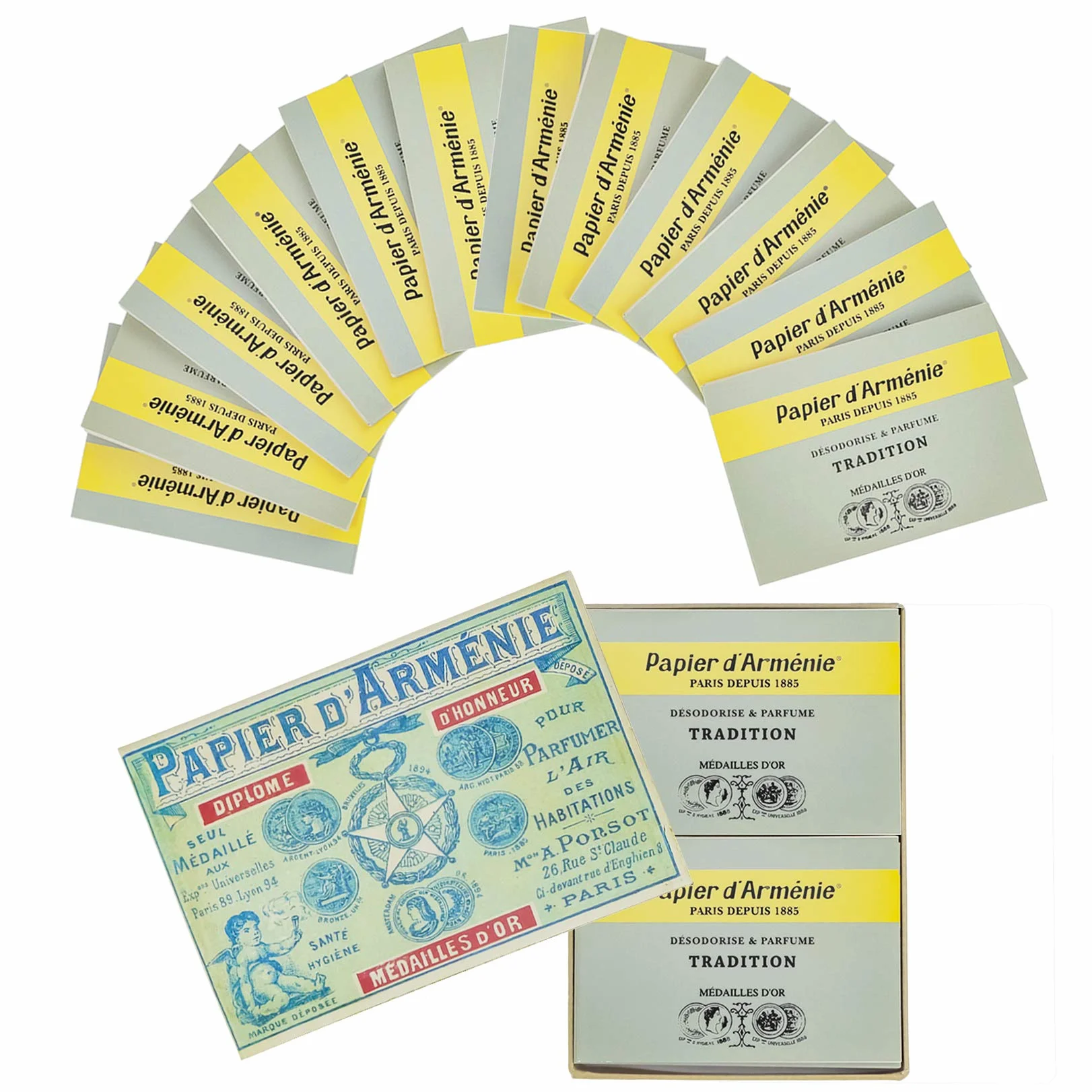 Divers Papel de Armenia – Caja para Cuaderno de Bandas de Quemar