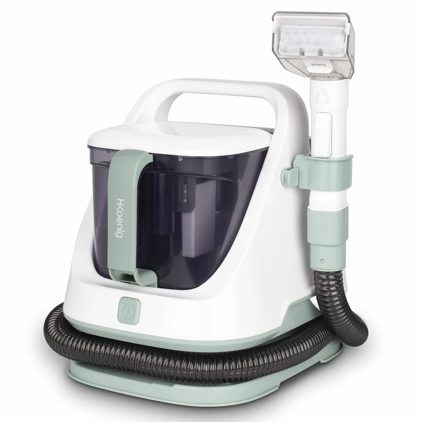 H.Koenig TWT77 Aspirador, Limpiador de Textiles, Sofas, Alfombras, Colchones, Cable 3m, Deposito 300ml. 650W