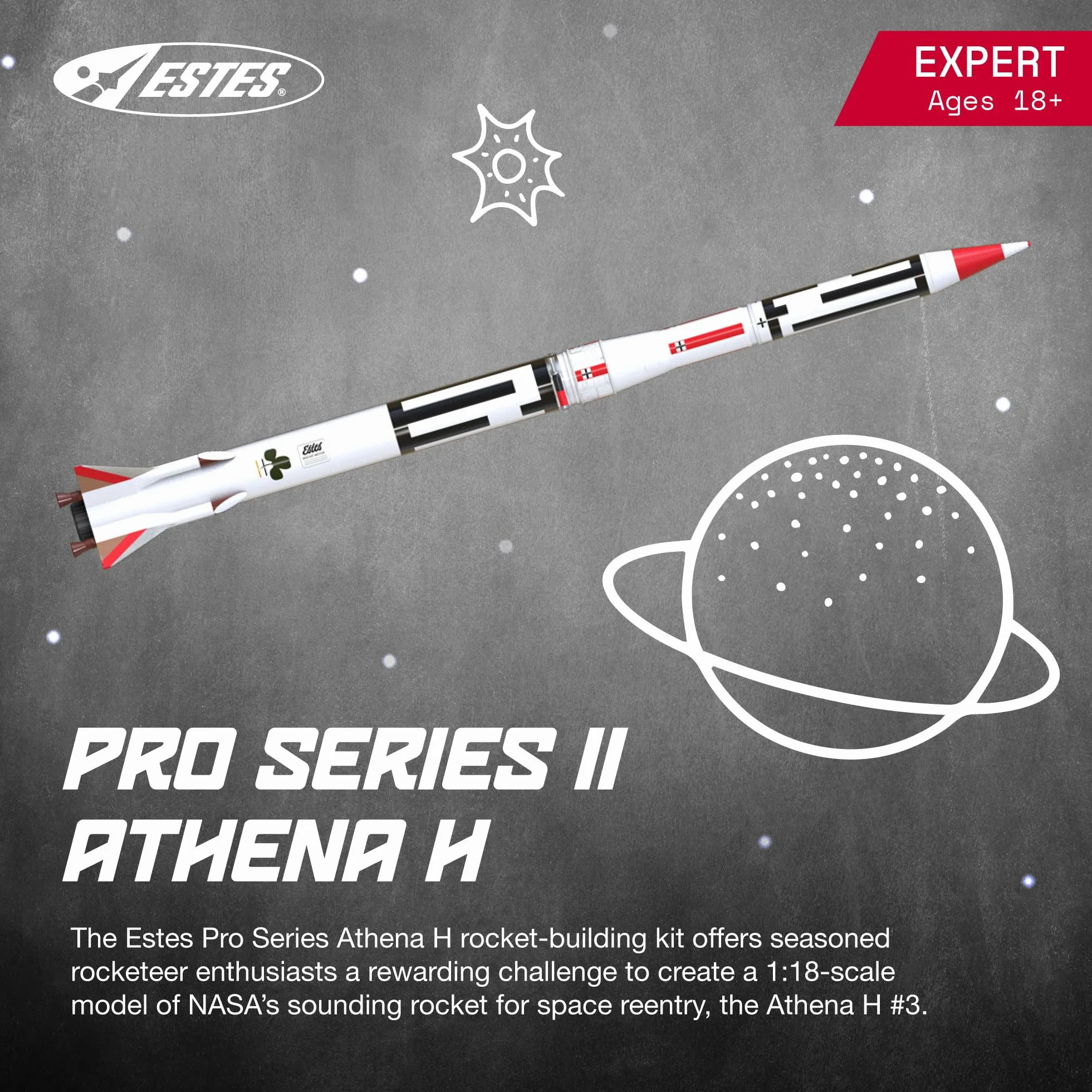 Estes Athena H 009725 - Modelo Rocket de 29 mm