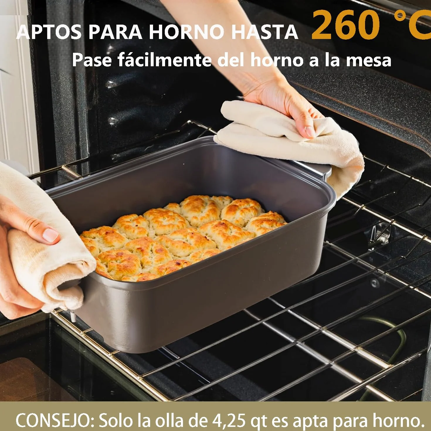 Olla Multifunción 8 en 1 4.25 L AEWHALE Cocción Lenta Vaporera Arrocera Sartén Mantener Calor Gris
