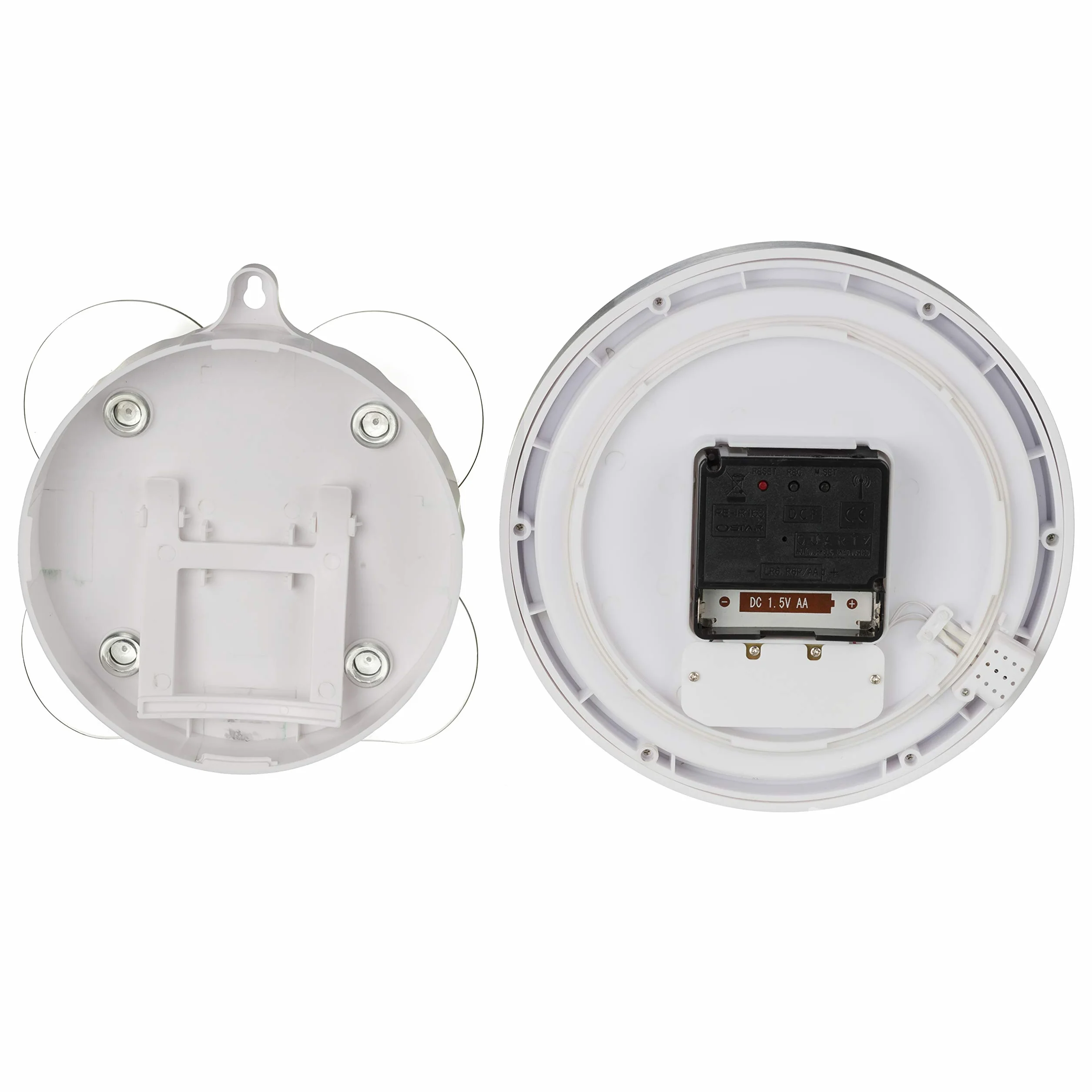Bresser Reloj de baño 17 cm Blanco