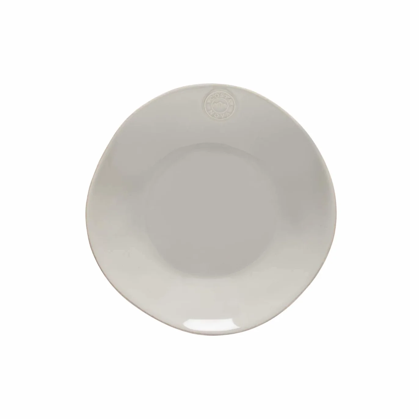 Costa Nova, Nova colección, Vajilla elegante, gres, Plato sopa, pasta , gris claro, 25 cm, 6 piezas