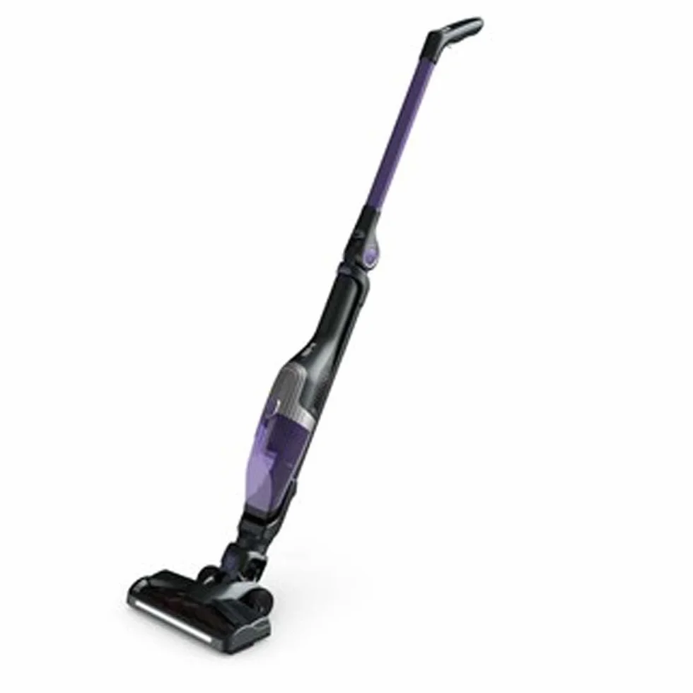 Rowenta X-TREM Compact 2 en 1 - Aspiradora escoba sin cable multisuperficies, aspiradora de mano muy ligera, hasta 60 min, Vision System, hasta el 99% filtrado, apta para personas alérgicas, RH1238