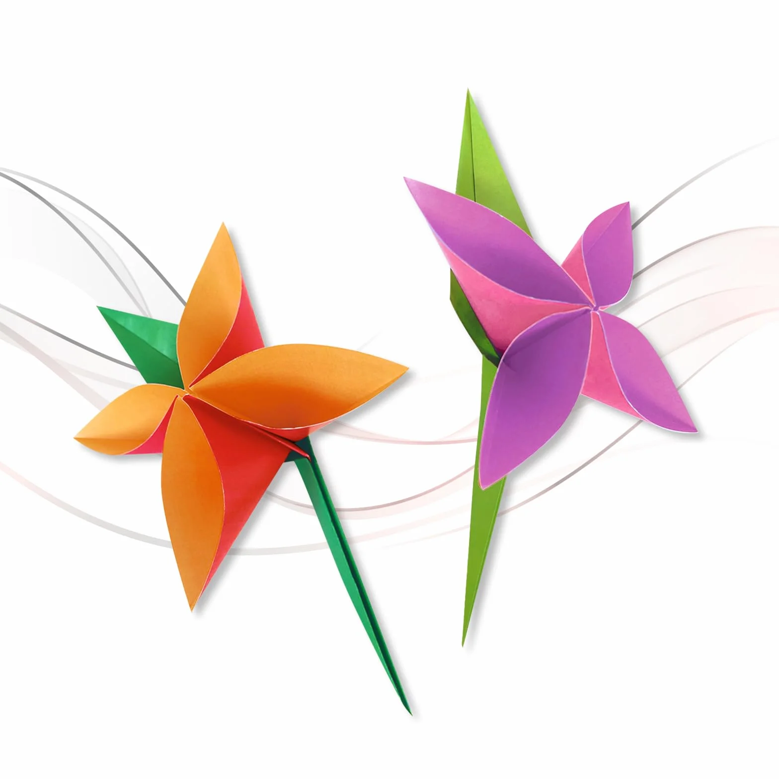 Ursus Origami Paper Duo Intensive 100 hojas 80 g/m² 15x15 cm papel plegable coloreado dos caras