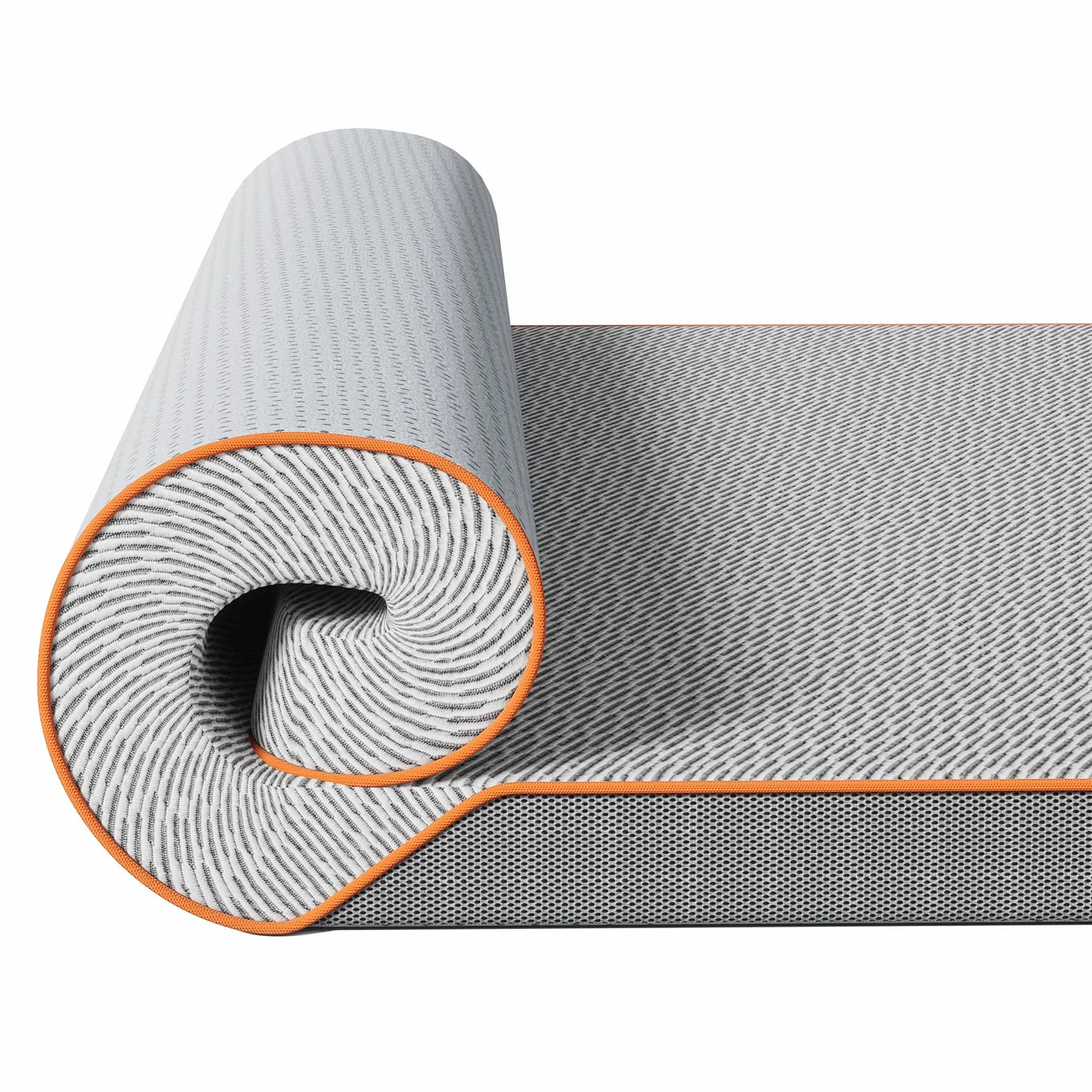 PERLECARE Topper 180 x 200 cm – 7,5 cm de altura, protector de colchón duro H3 H4 grado de dureza con funda de gran anchura, certificado Öko-TEX espuma de gel para cama con somier y sofá cama
