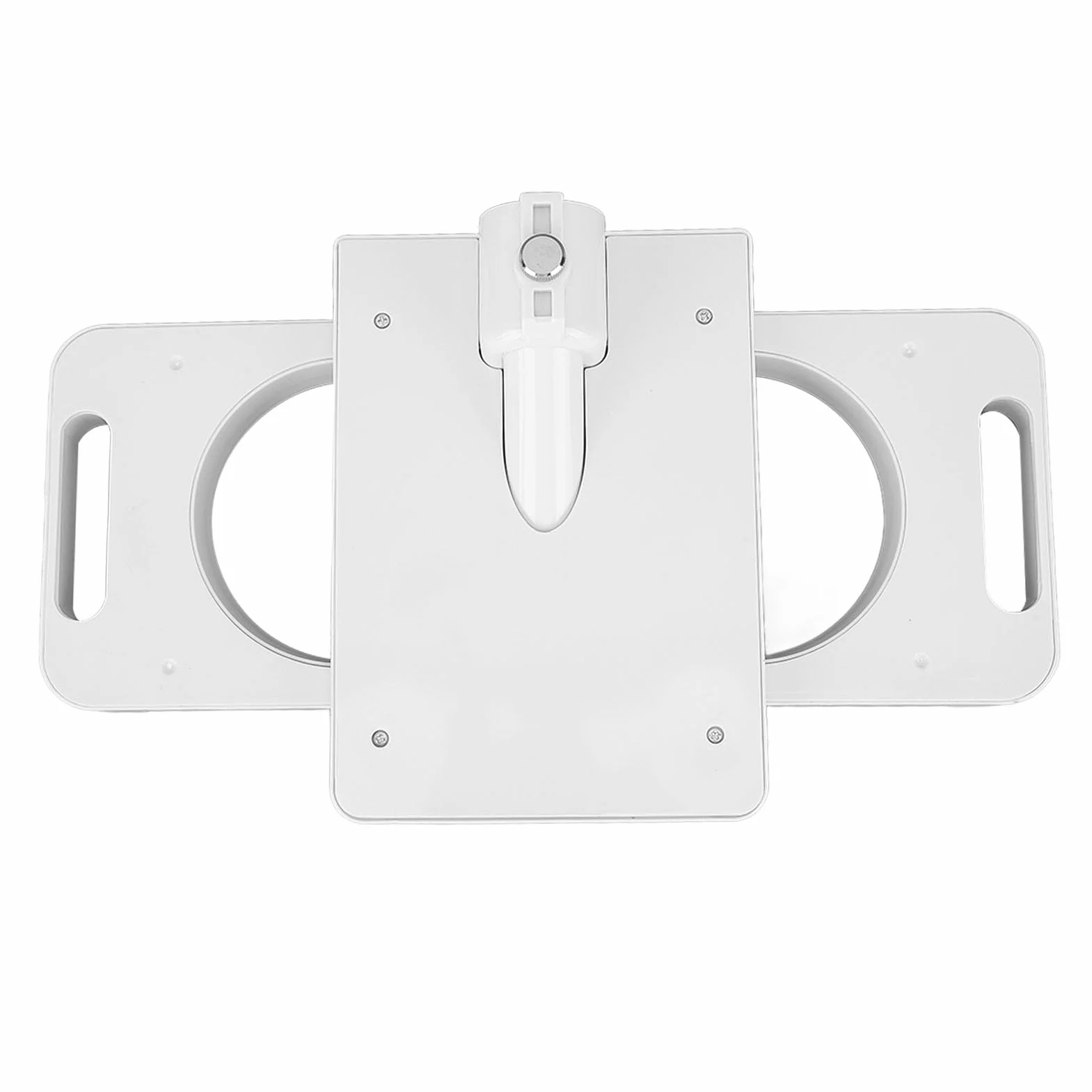 KIMISS Hamburger Press Mold Maker - Fabricante de Empanadas Antiadherente con 2 Agujeros - 150 G de Herramienta ABS para Hamburguesas Caseras y Llenado de Salchichas