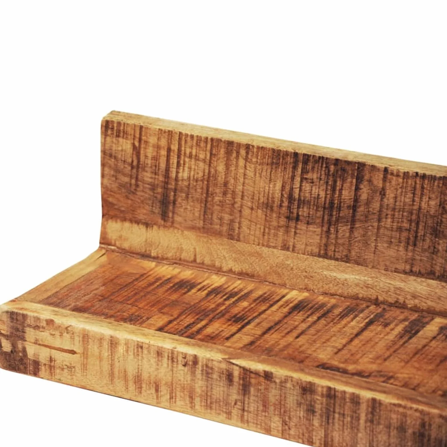 Homgoday Estantes de pared de madera maciza, 2 artículos, armario librería vitrina, librería vertical para ahorrar espacio, librería de suelo, para salón o estudio