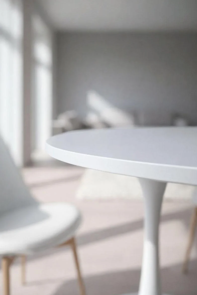 Regalos Miguel - Estilo Nórdico - Mesa Kolio 80 cm - Blanco