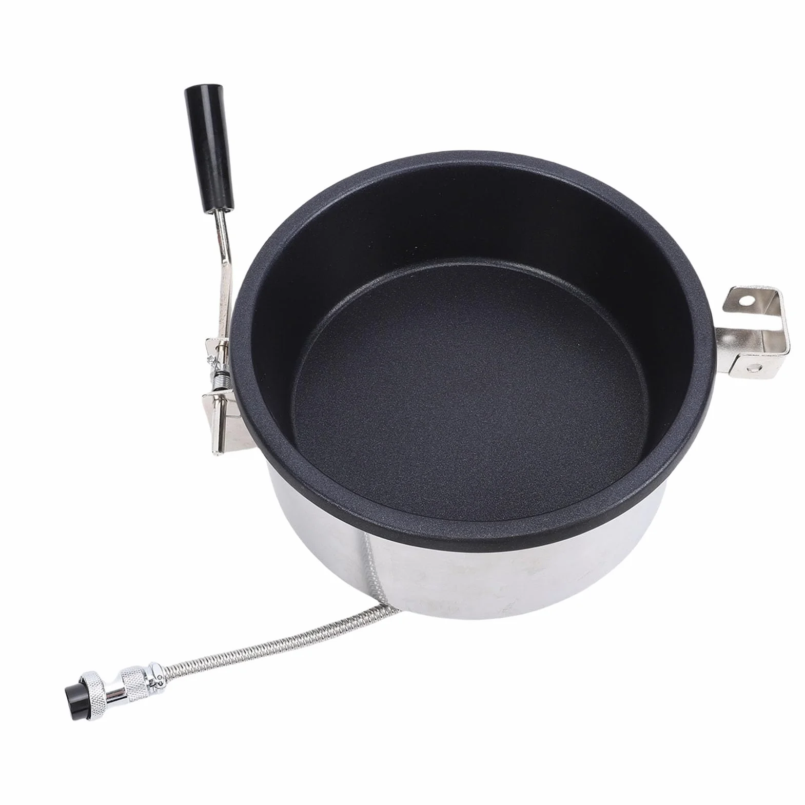 SIXRUN Olla para Palomitas de Maíz, Máquina para Hacer Palomitas de Maíz en Estufa de Acero Inoxidable para Noches de Cine Familiares con Gran Capacidad y Opciones de Calefacción Versátiles