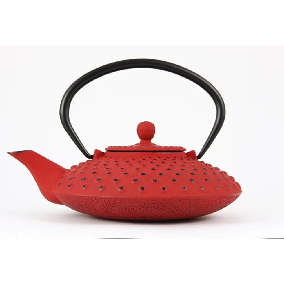 Tetera Hierro Fundido Vintage rojo – rojo – 1.2L, rojo, 1.2l