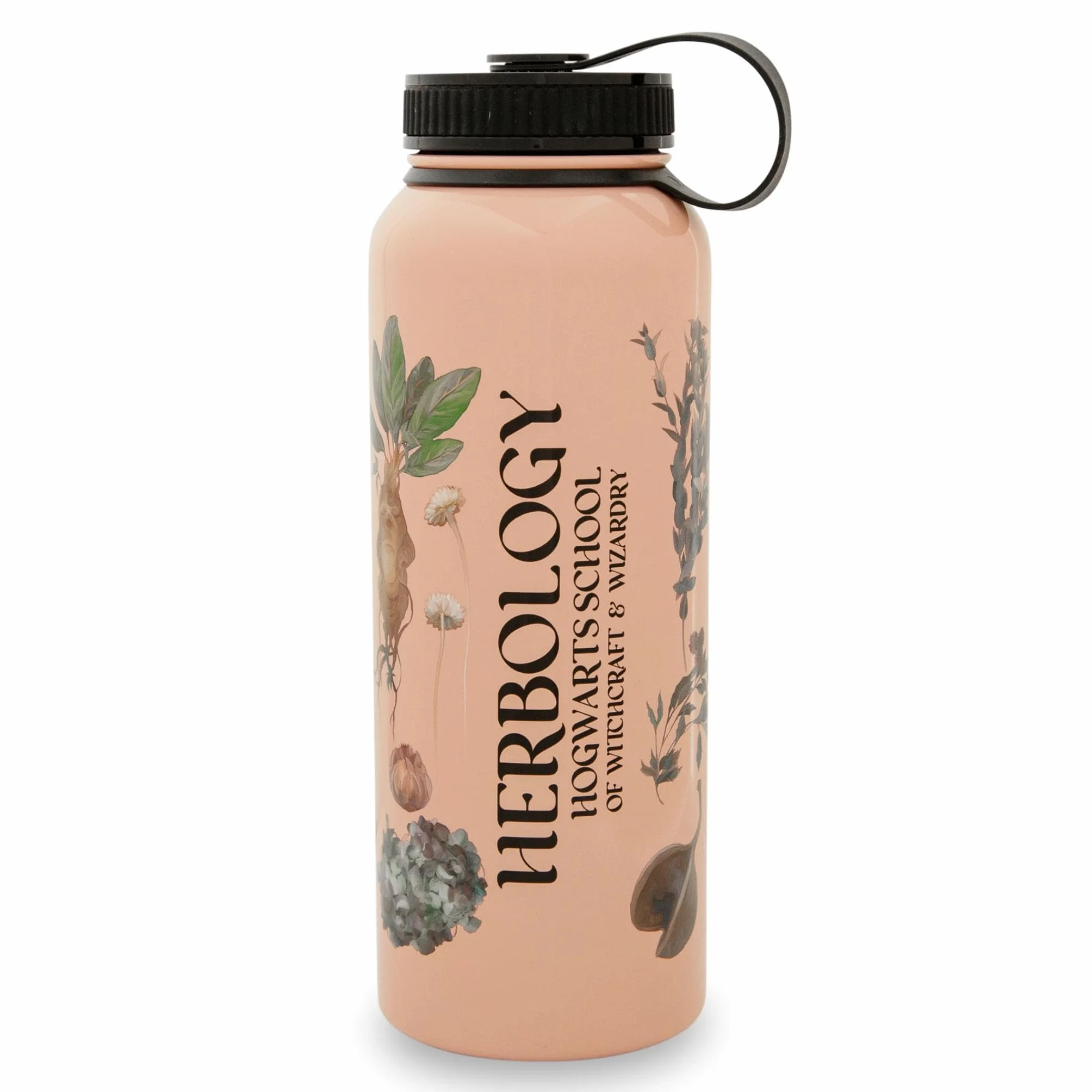 Harry Potter Herbology - Botella de agua de acero inoxidable con tapa resistente a fugas | Jarra deportiva grande | Capacidad para 20 onzas
