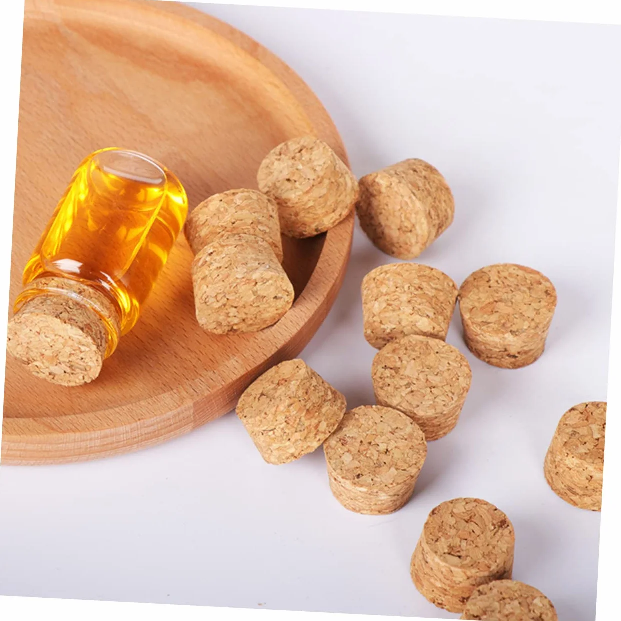 Cabilock 2 Juegos De Tapones De Corcho para Botellas De Vino para Elaboración Y Conservación Casera De Vino (60 Unidades)