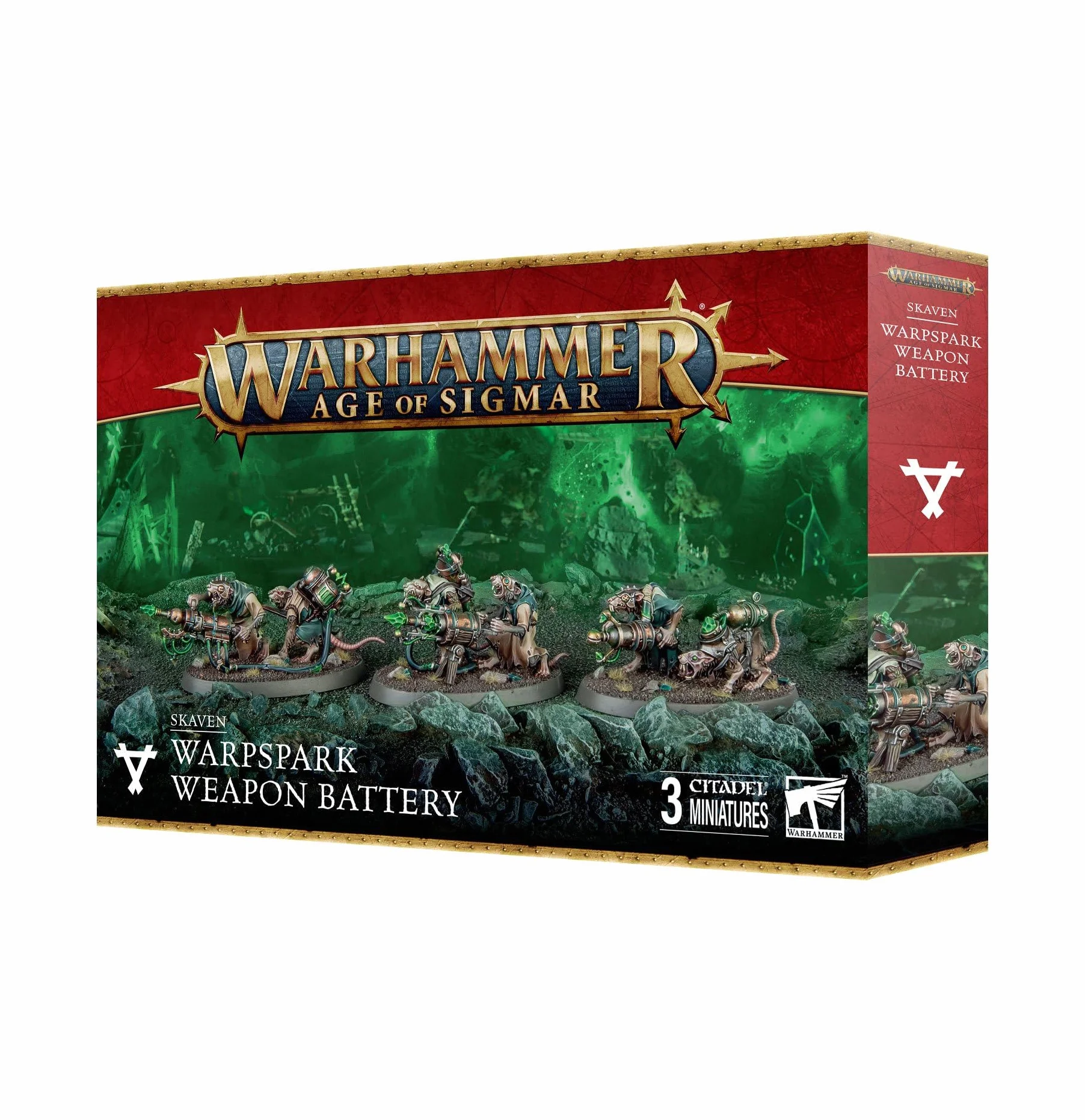 Games Workshop - Warhammer Age of Sigmar - Skaven: Warpspark Weapon Battery - Kit de modelismo de plástico - Requiere Montaje y Pintura - 1 Unidad - Edad Recomendada: 12+