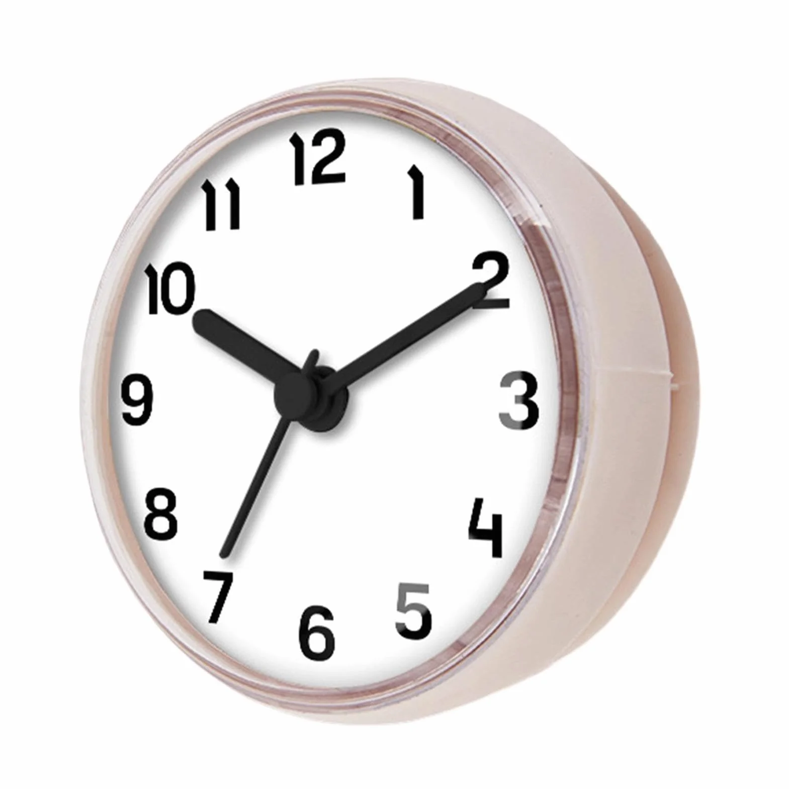 Reloj de pared impermeable PVC ABS Alarma de ducha ventosa flexible
