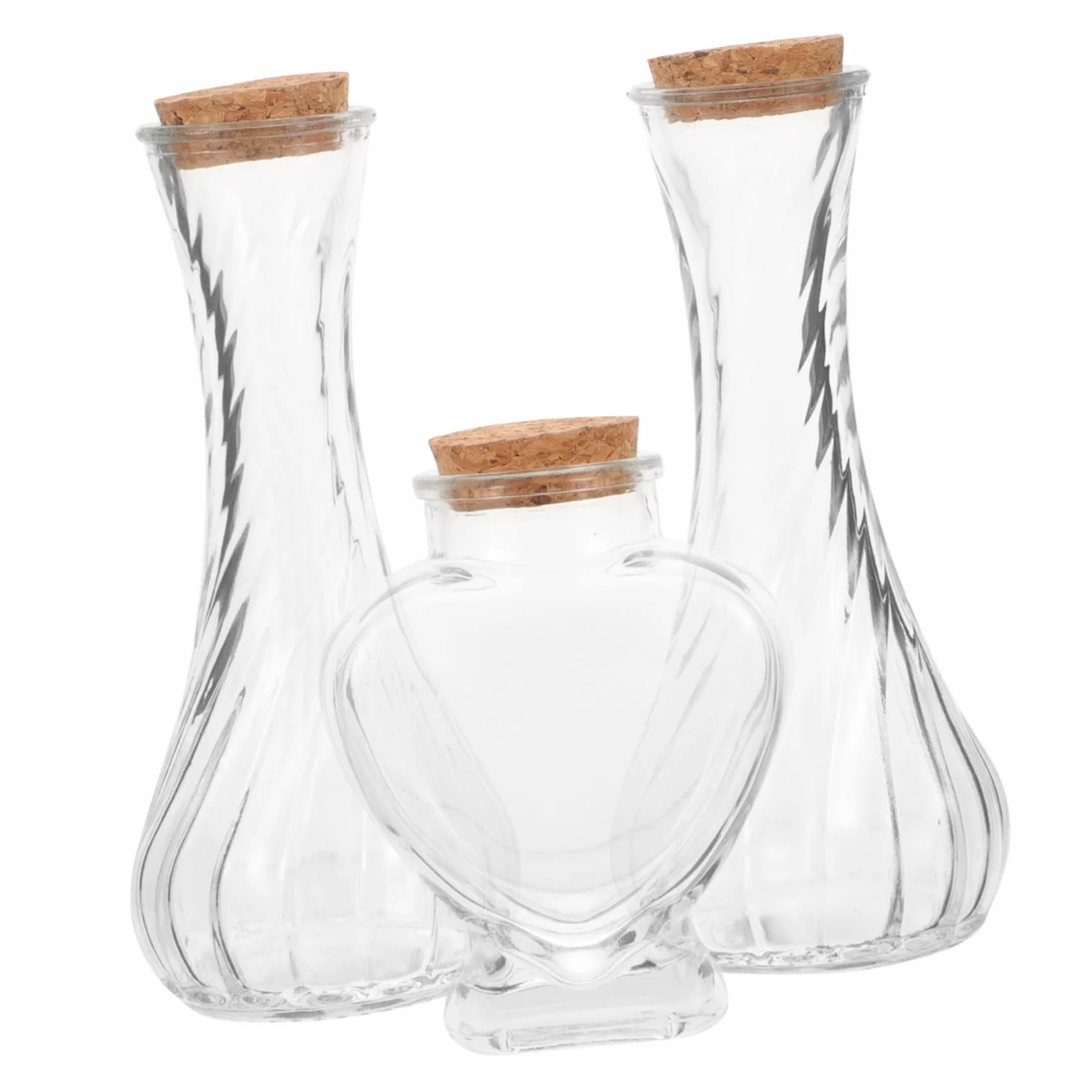 Juego De 3 Botellas Para Ceremonia De Arena Conmemorativa De Boda Kit De 1 Litro Transparente