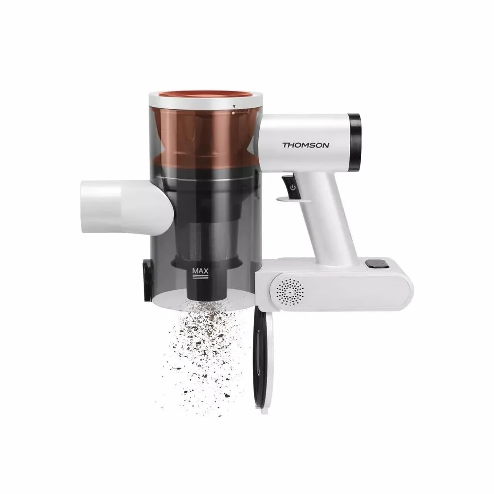 THOMPSON THVC32NPFR Aspirador Escoba, 130 W, 700 milliliters, 2 Velocidades, Negro Y Verde