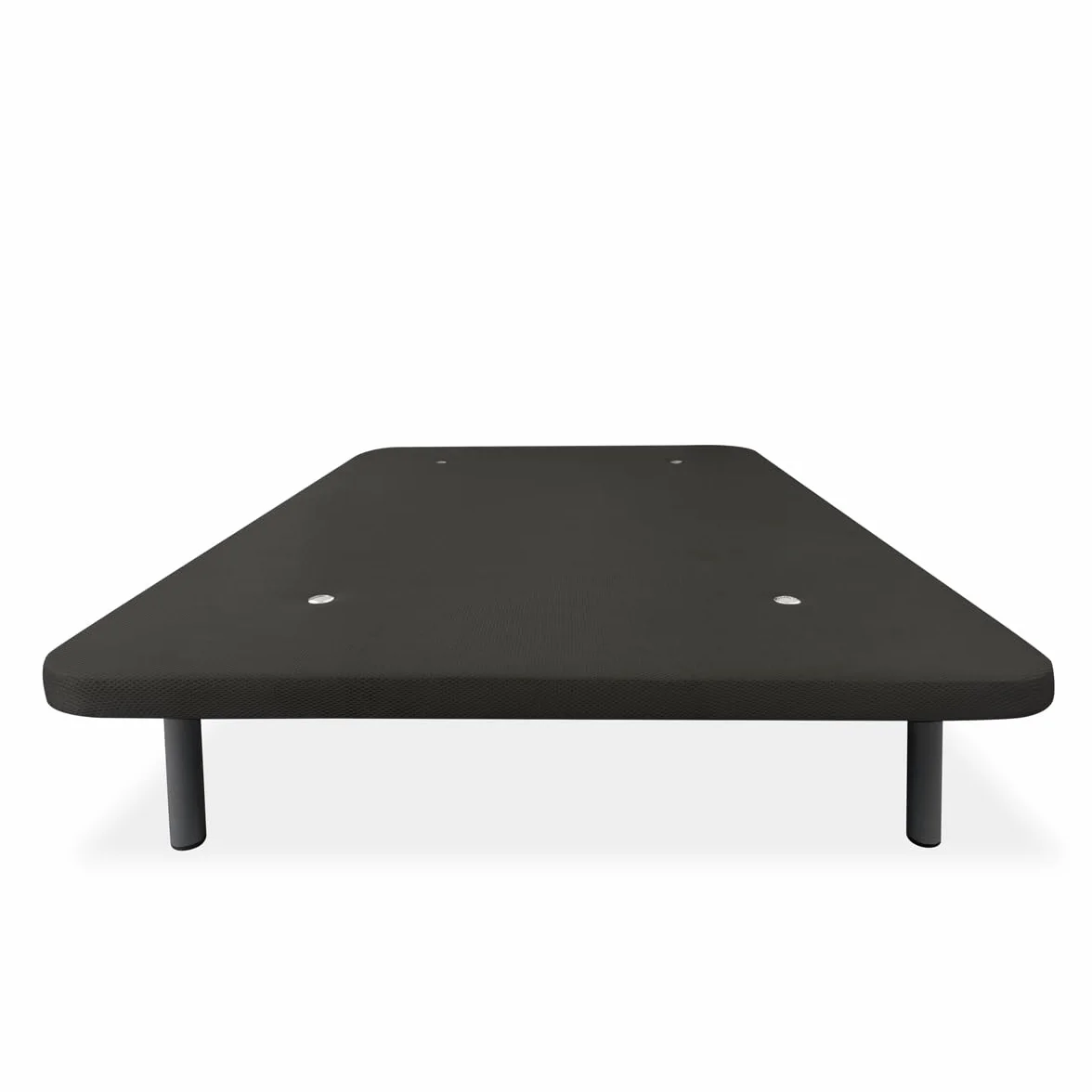 Somnia Descanso - Base Tapizada 3D Reforzada, Gran Estabilidad con 5 Barras Transversales con Válvulas de ventilación y 6 Patas metálicas roscadas de 25cm, 135x190, Gris Oscuro