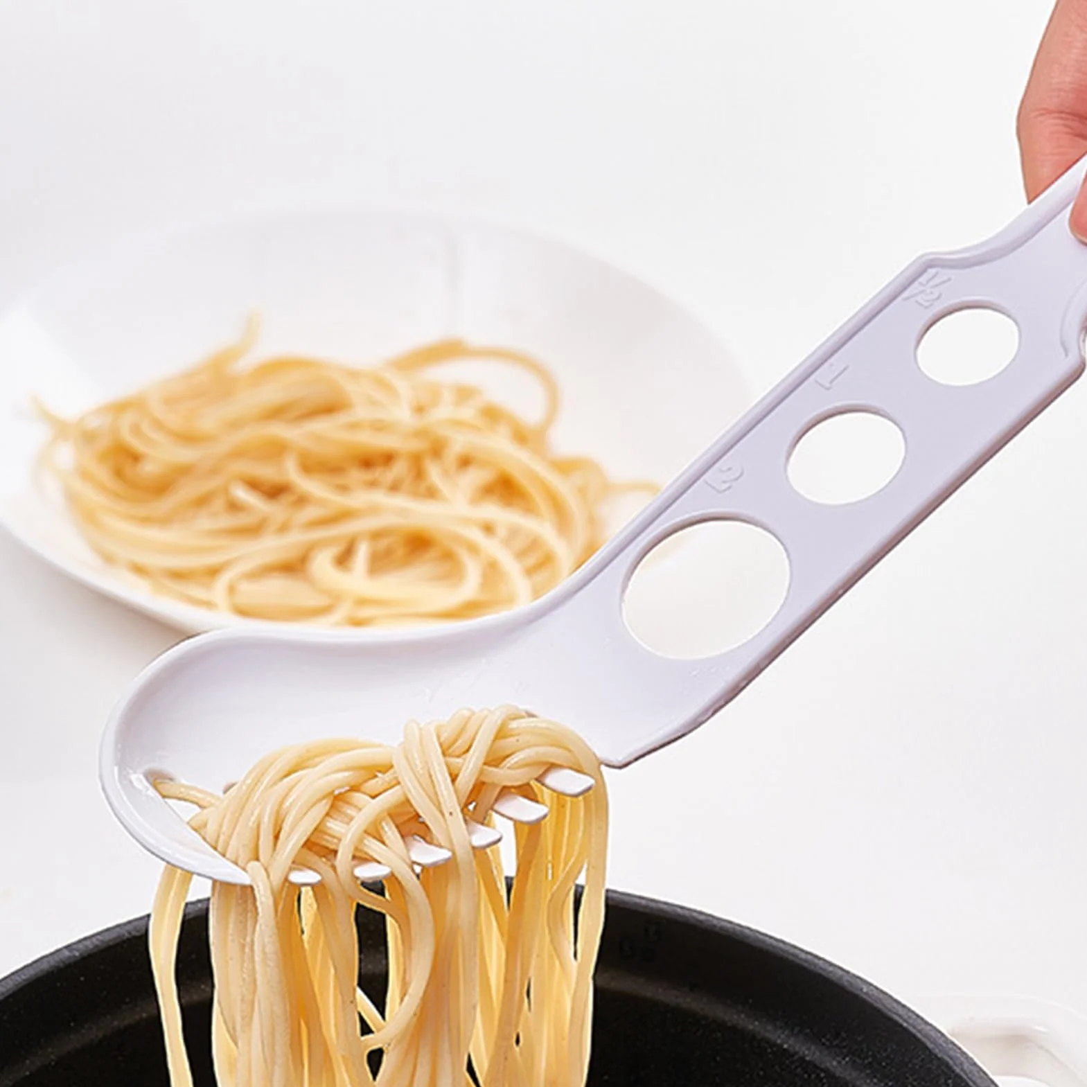 Medidor de Espaguetis Multifuncional 8x31.2 cm Utensilio de Cocina