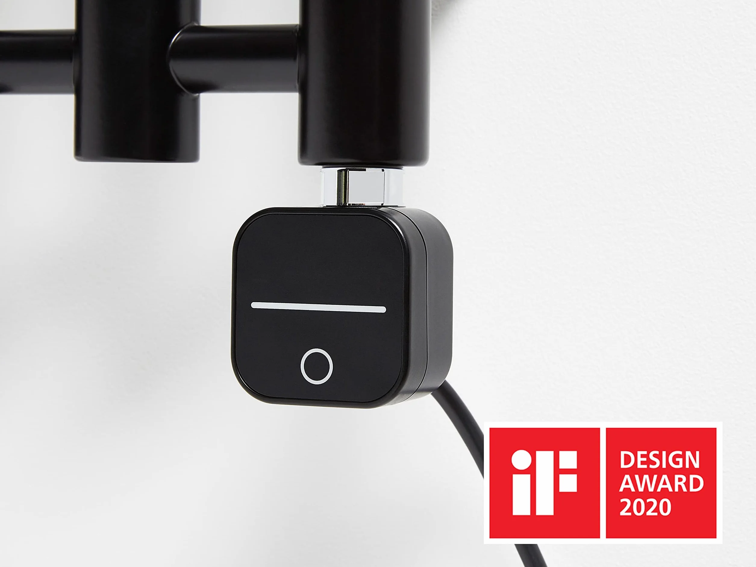 Cartucho calefactor para radiador de baño con control de aplicación, negro, blanco, varilla eléctrica para radiador de toallas, eléctrico, radiadores eléctricos
