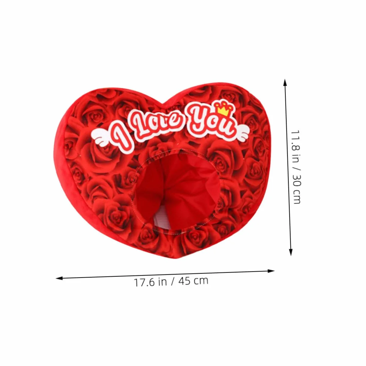 Amosfun Tocado De Cosplay Diseño De Corazón Sombrero De Fiesta para Accesorios De Foto