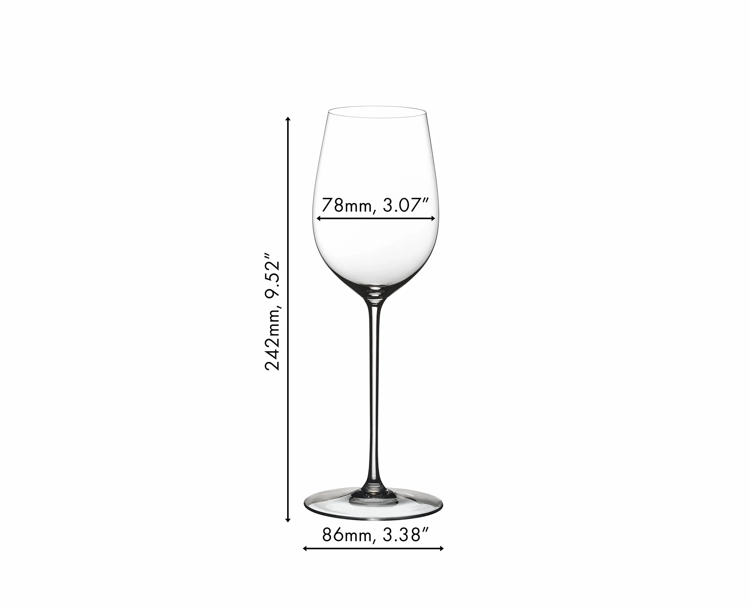 RIEDEL Superleggero Copa, Cristal, 8 x 8 x 24.2 cm